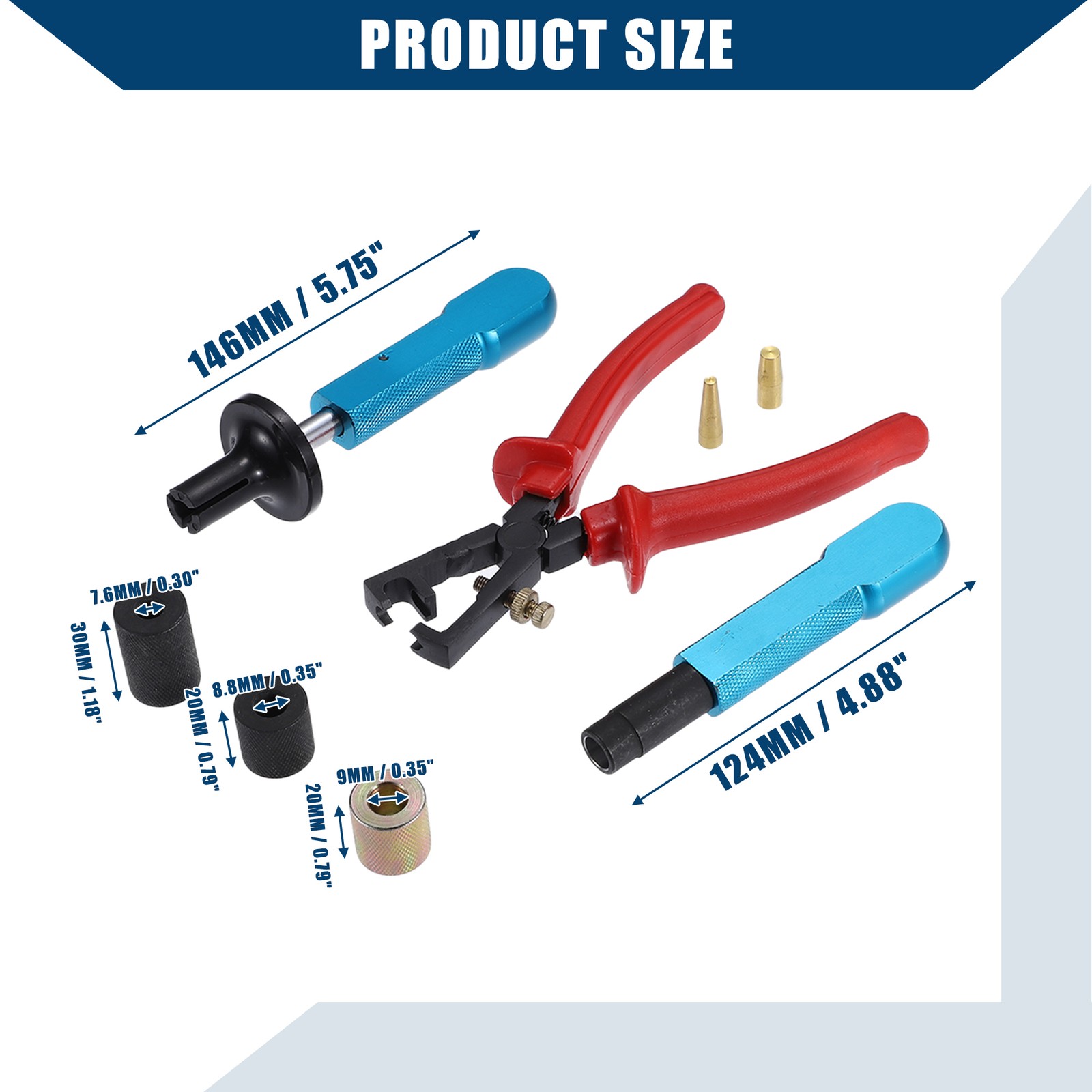 1 Set Fuel Injector Install and Remove Tool for BMW N55 N63 S55 S63 B38 B48