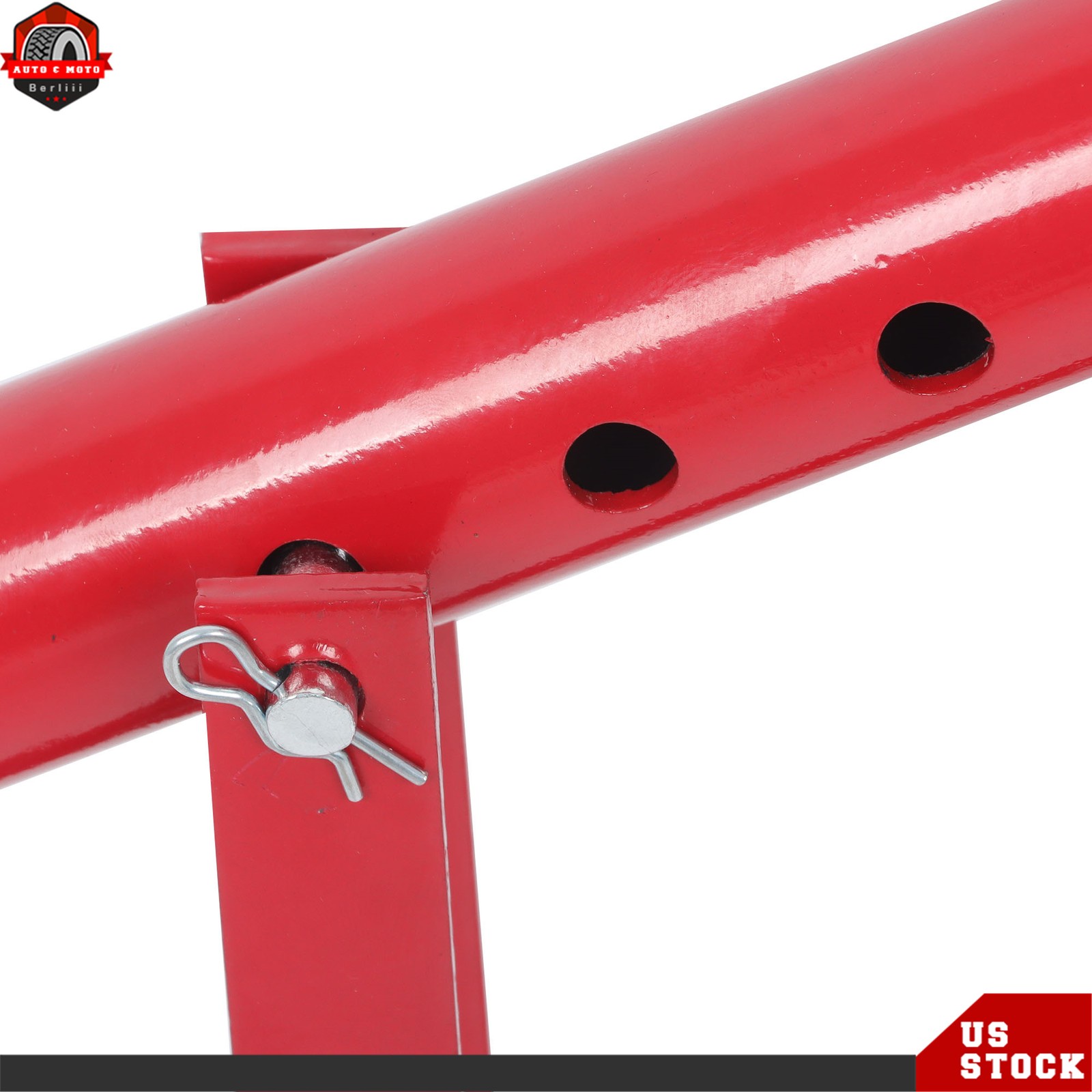 Portable Hand Bead Breaker Mounting Tool 8″ to 16″ Tires Manual Tire Changer Red