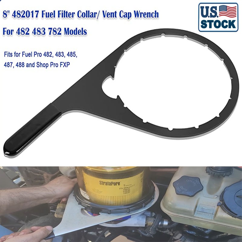 8″ 482017 Fuel Filter Collar Vent Cap Wrench For Fuel Pro 482, 483, 485,487, 488