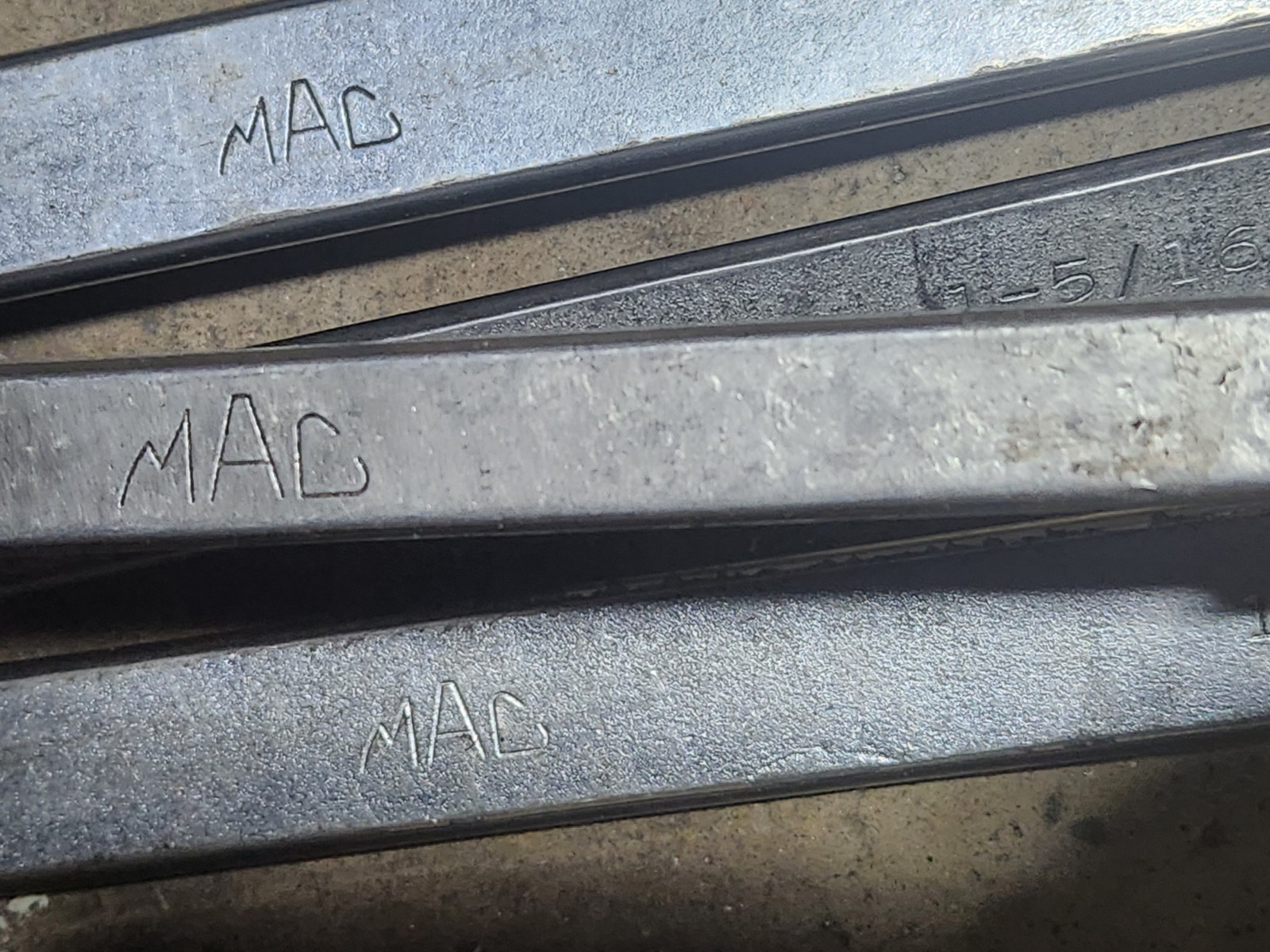 Mac Tools 8 piece XL Combo Wrench Set 2″ to 1″ CL64 60 58 56 54 52 42 32 USA