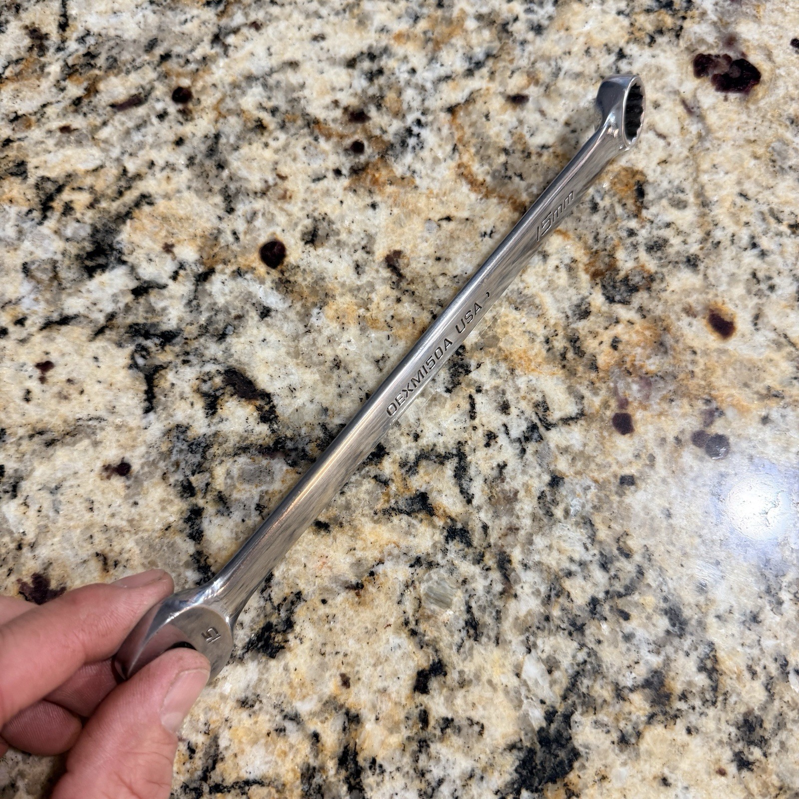 Snap-on Tools OEXM150A 15mm Combination Wrench 12 Point Metric – Made in USA