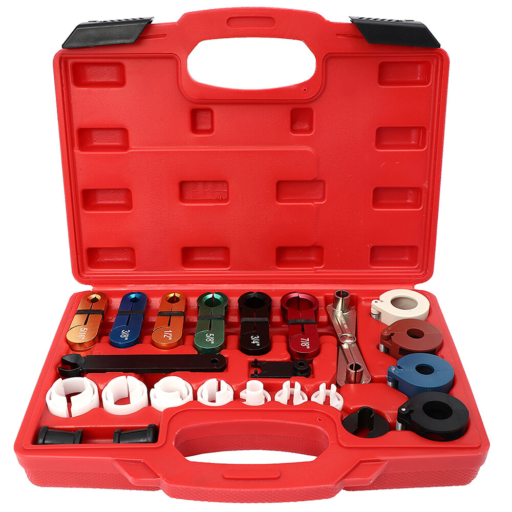 22Pcs Fuel Air Conditioning A C Transmission Line Disconnect Oil Cooler Tool Set