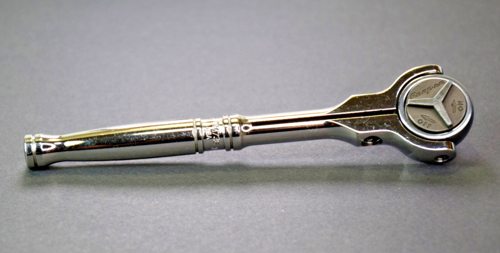 Snap On Tools TM738 1/4″ Drive Swivel Flex Roto Head Ratchet Rare Non Use, USA!