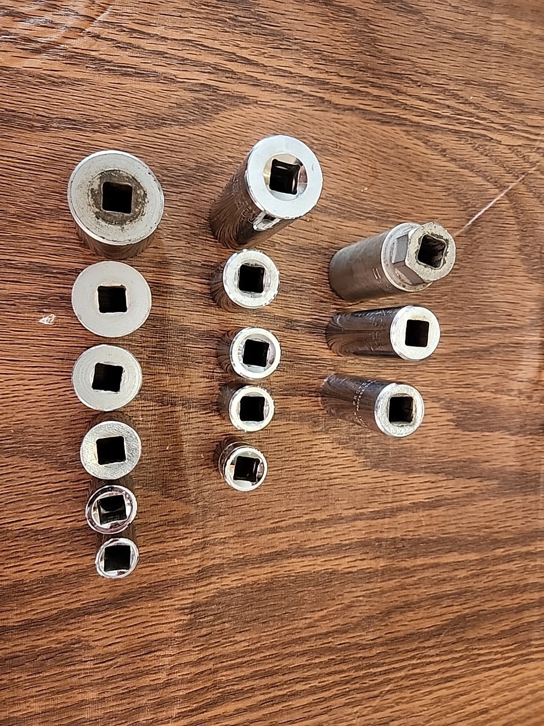 Mixed Lot Of 14 3/8″ Drive Sockets Made In USA SAE & Metric EUC