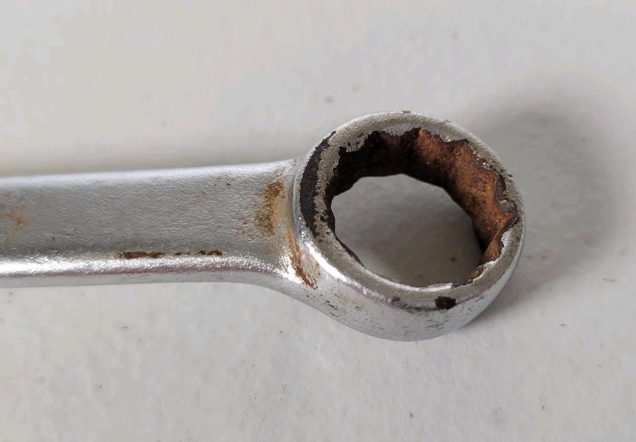 Proto 1218 9/16″ Combination Wrench Chrome MADE IN USA Vintage