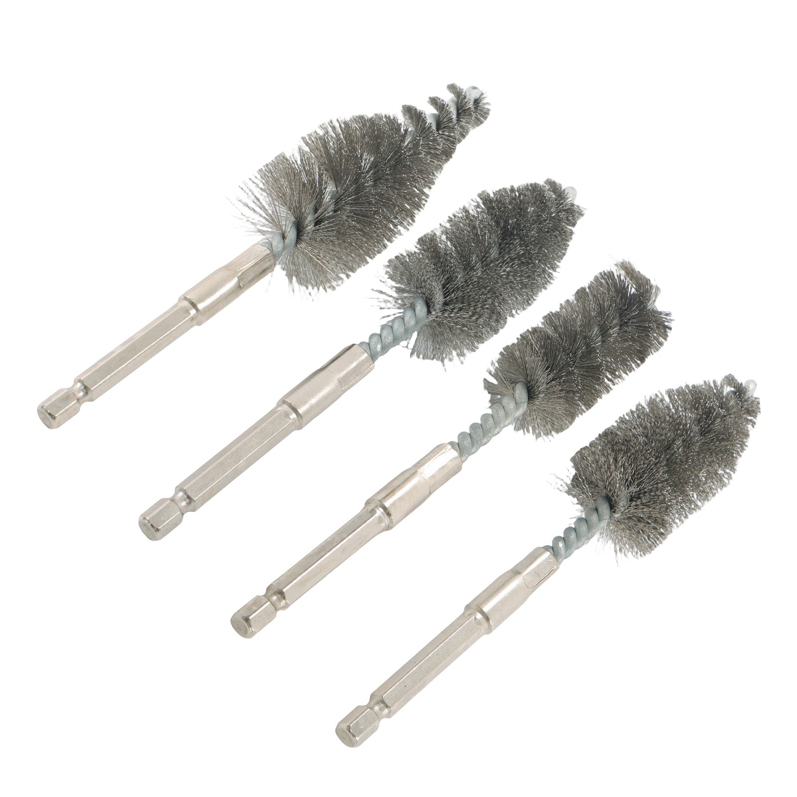 Stainless Steel Diesel Injector Seat Brush Master Cleaning Kit on Cylinder Head