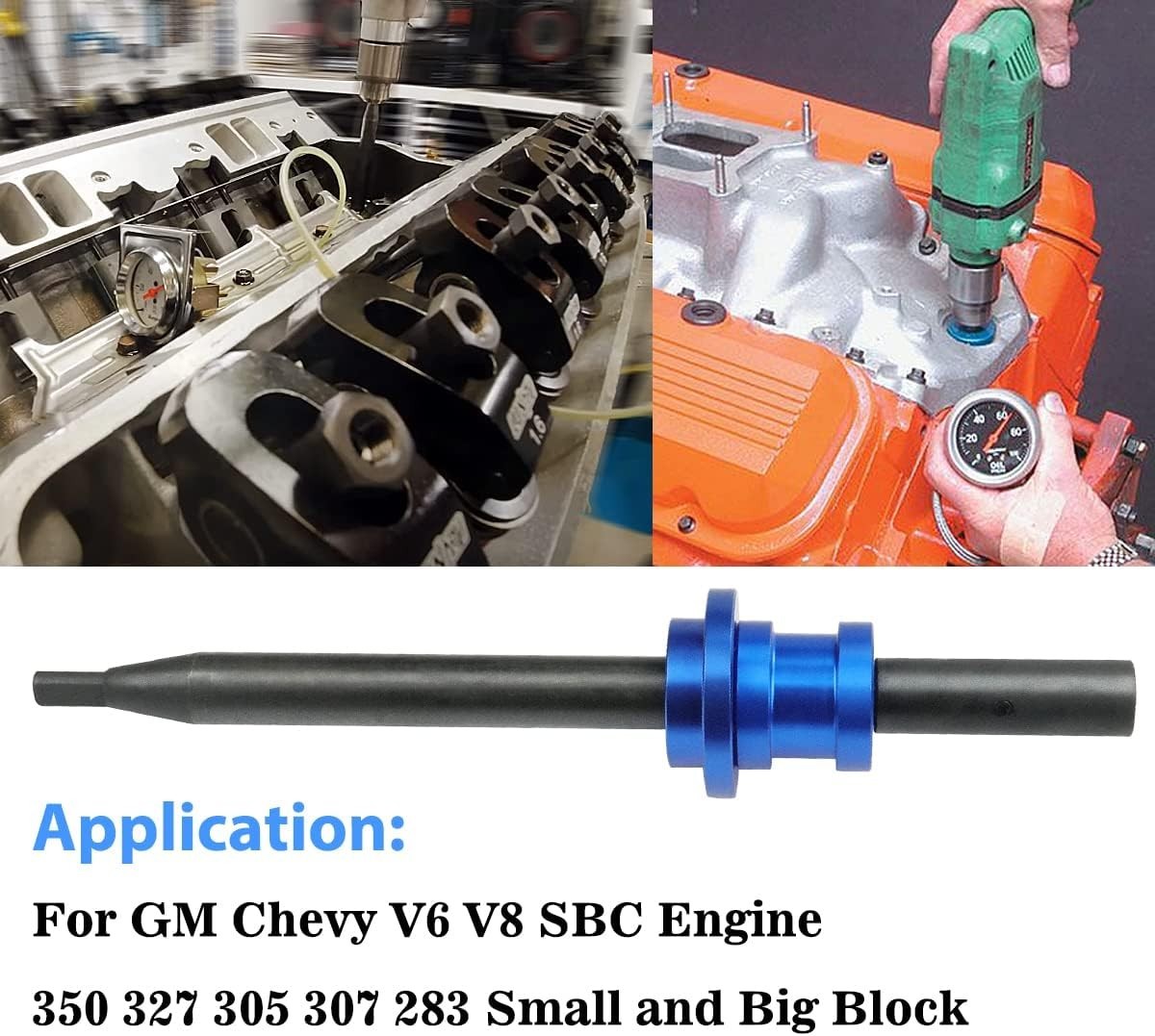 Oil Pump Primer Tool Compatible with 350 327 305 307 283 SBC 454 V6 V8 BBC