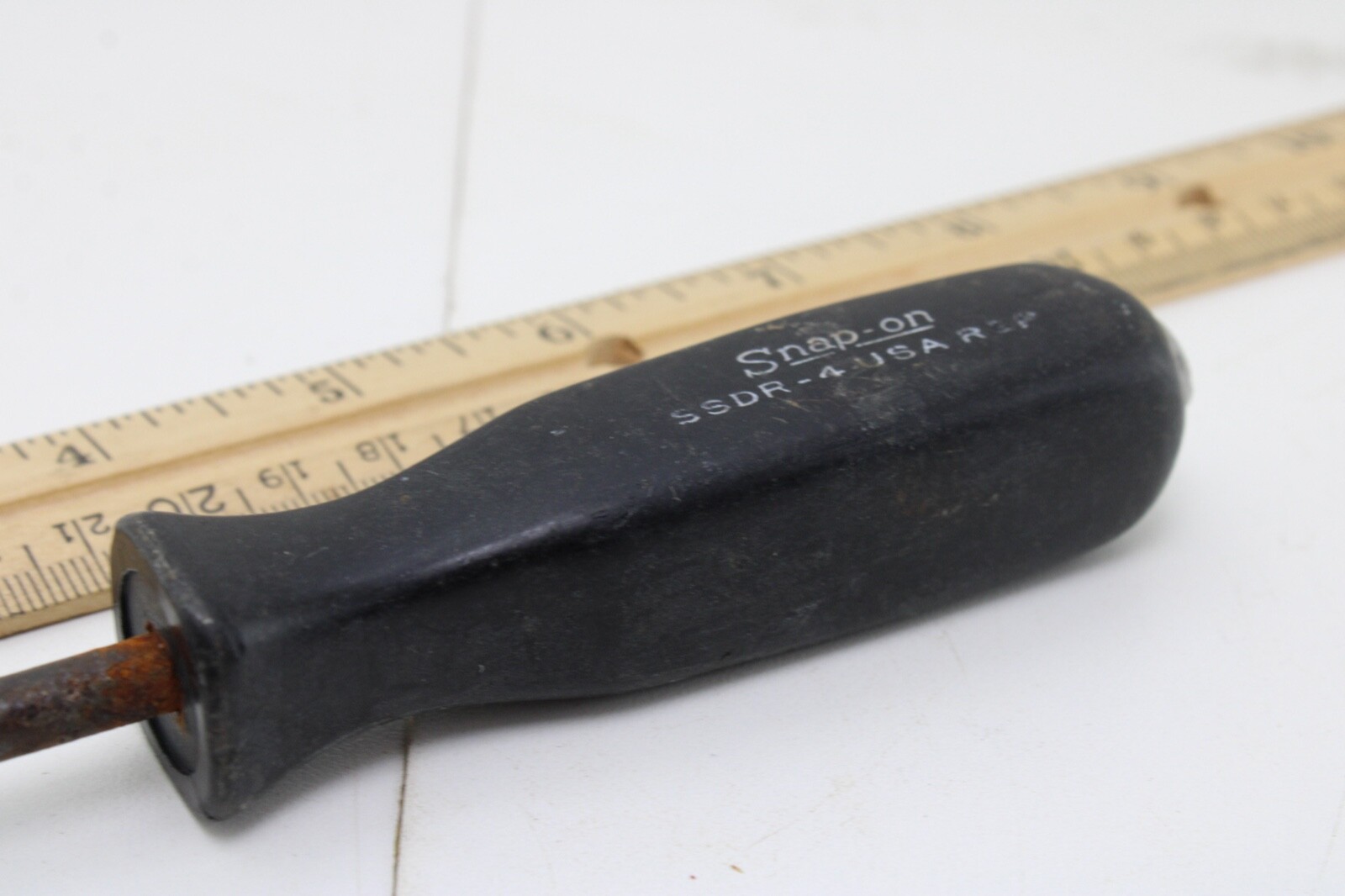 Snap-On SSDR-4 R & P # 2 Philips 4″ Shank Black Handle Screwdriver USA