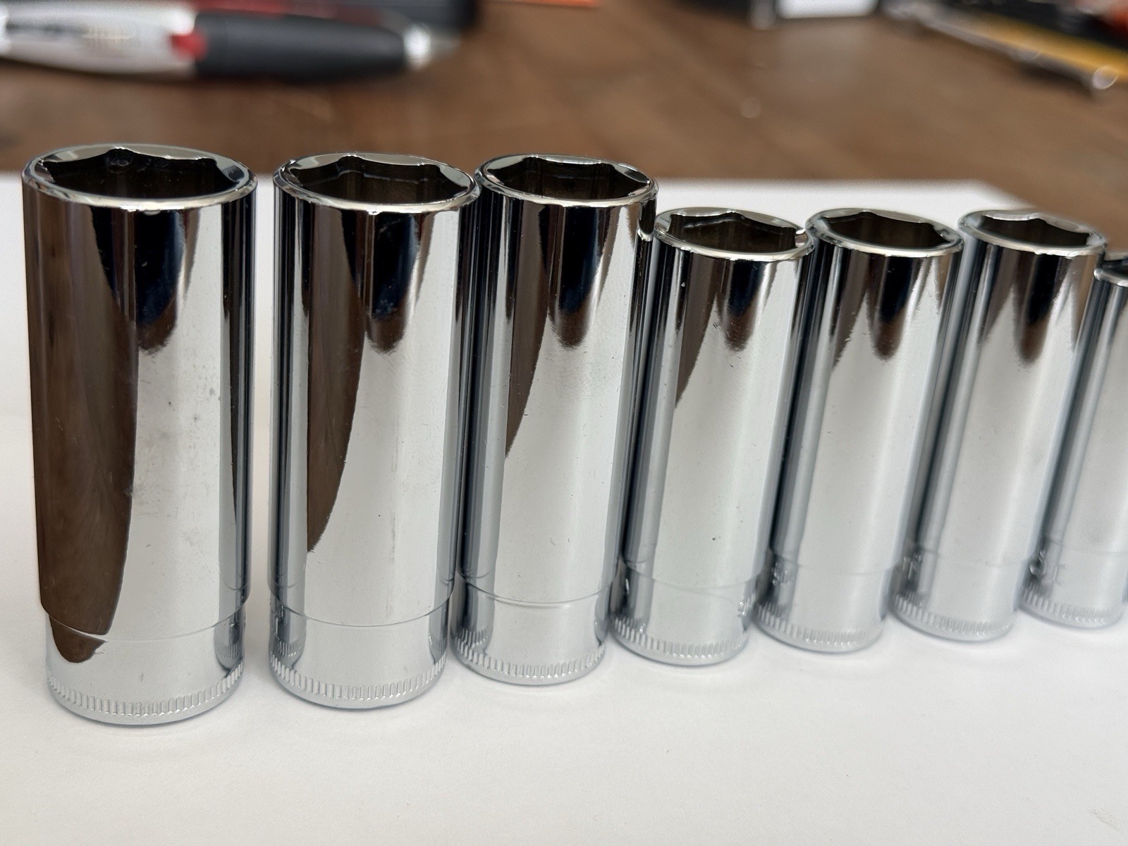 ICON 3/8” Drive 6Pt Metric Shallow & Deep Socket Chrome – Choose Size mm