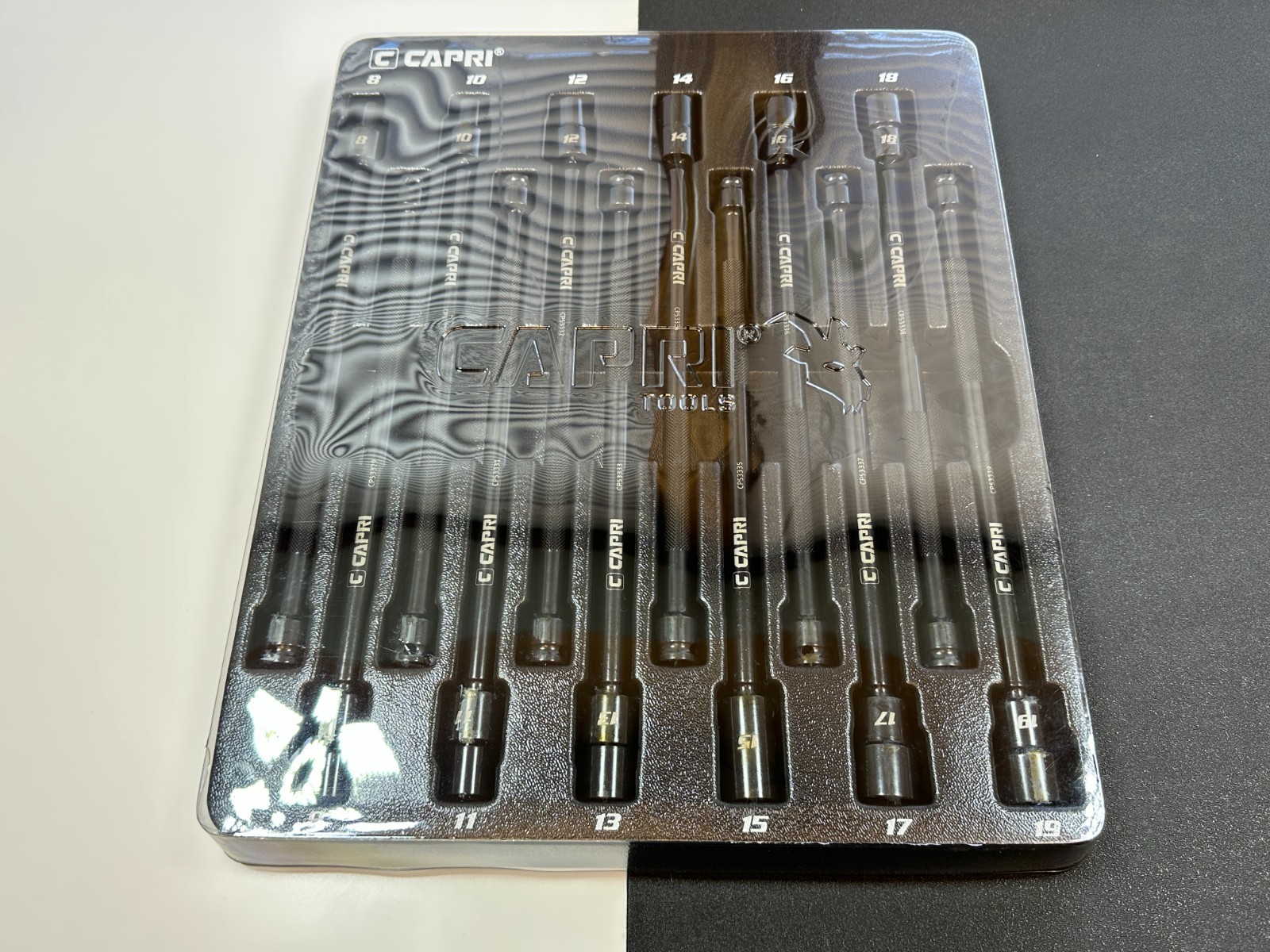 NEW Capri 3/8″ Drive METRIC Pinless Universal Long Extension Impact Socket Set