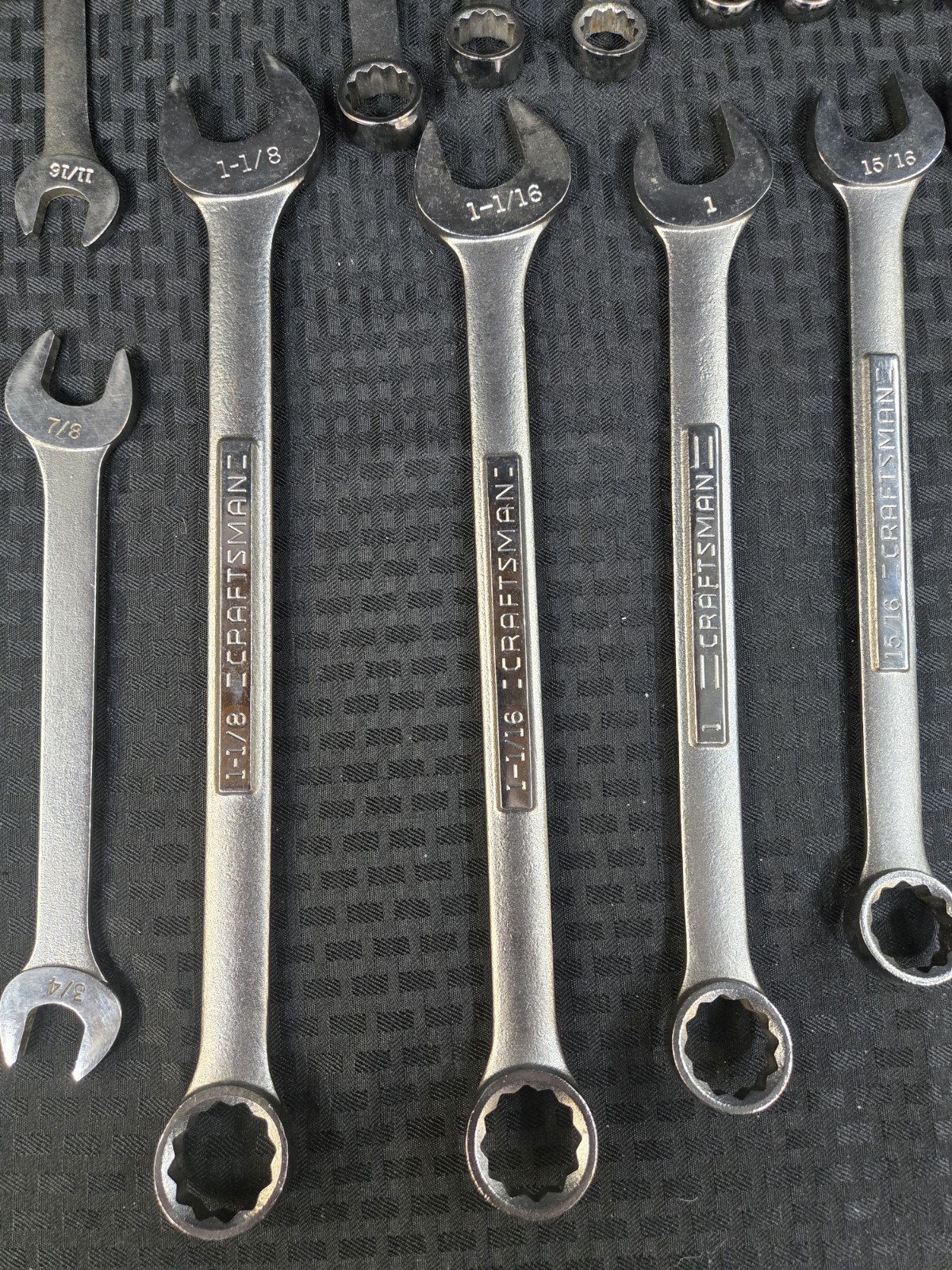 Craftsman SAE Combination Wrench Set, USA 13 pc 3/8 to 1-1/8″, and Thin Wrenches