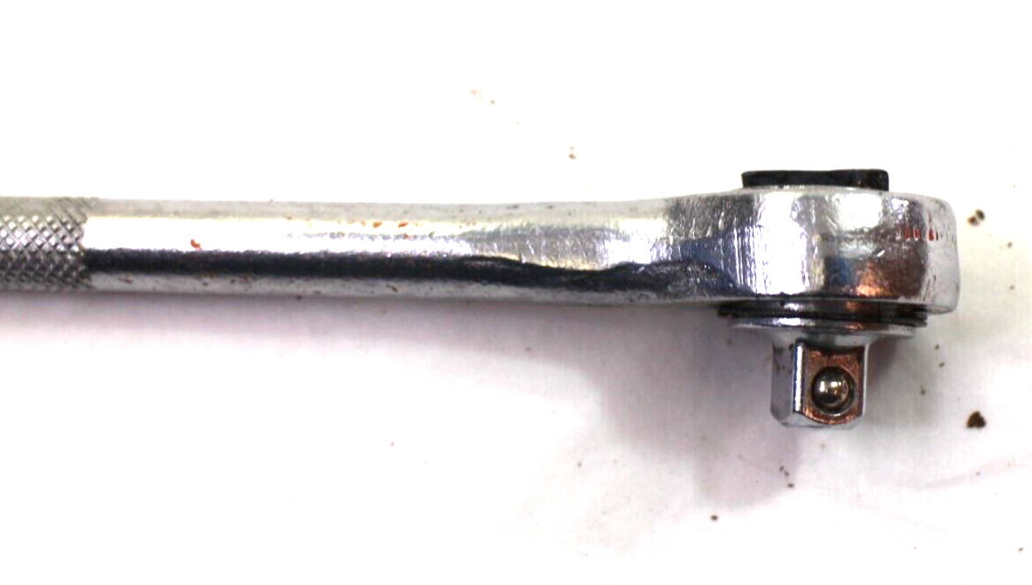 Lot of 2 Standard 3/8″ Reversible Chrome Generic Ratchets 7.25″