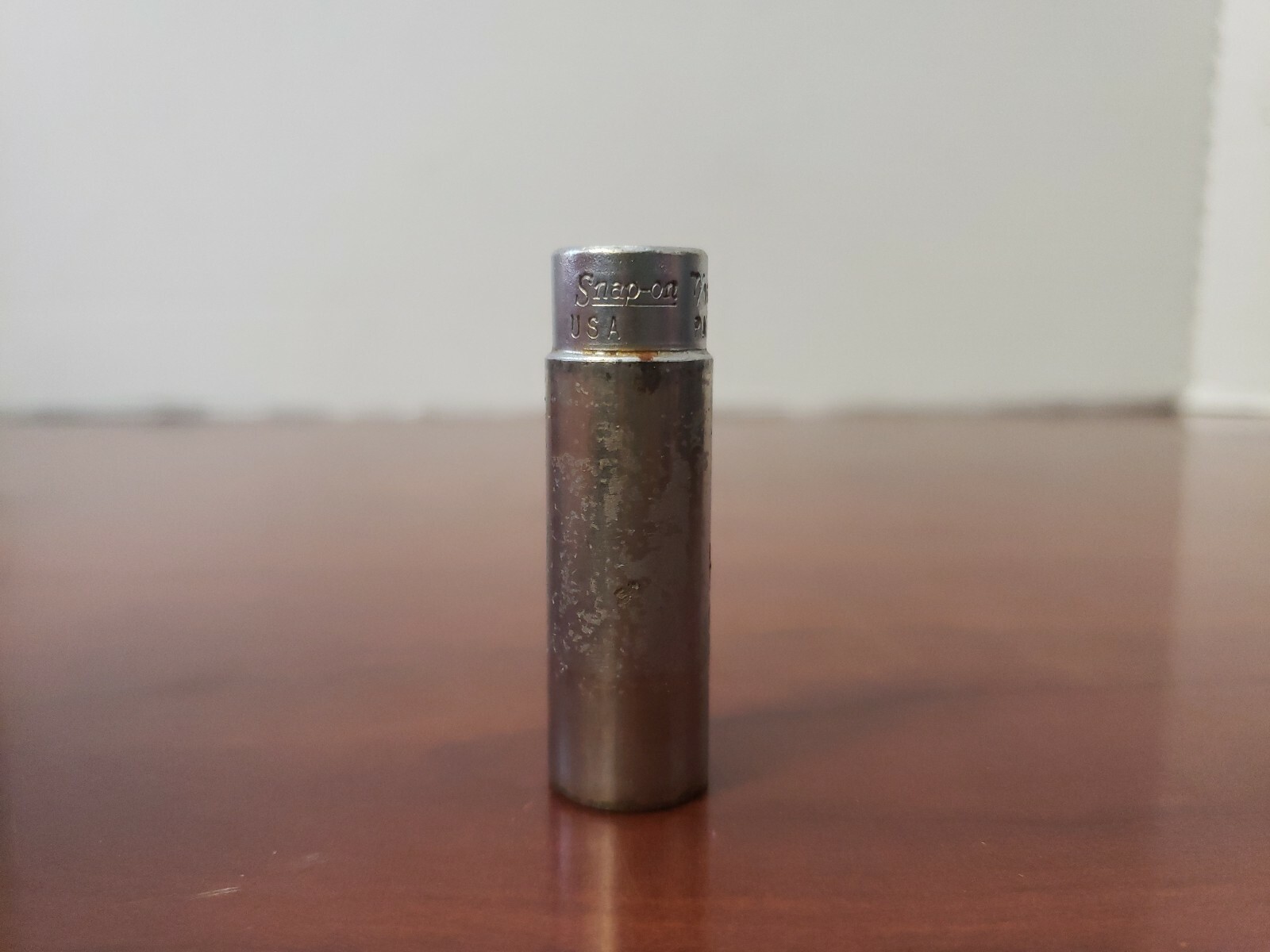 Snap-on 1/4″ Drive 6 Point SAE 7/16″ Flank Drive Deep Socket (STM14) c-x