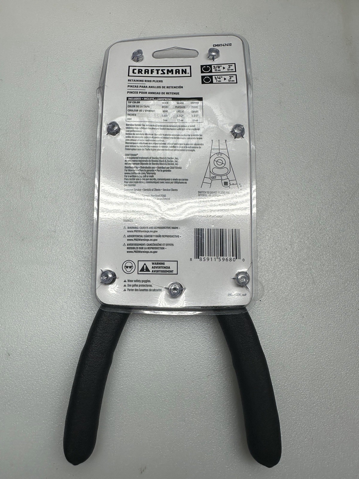 Craftsman USA Retaining Ring Pliers