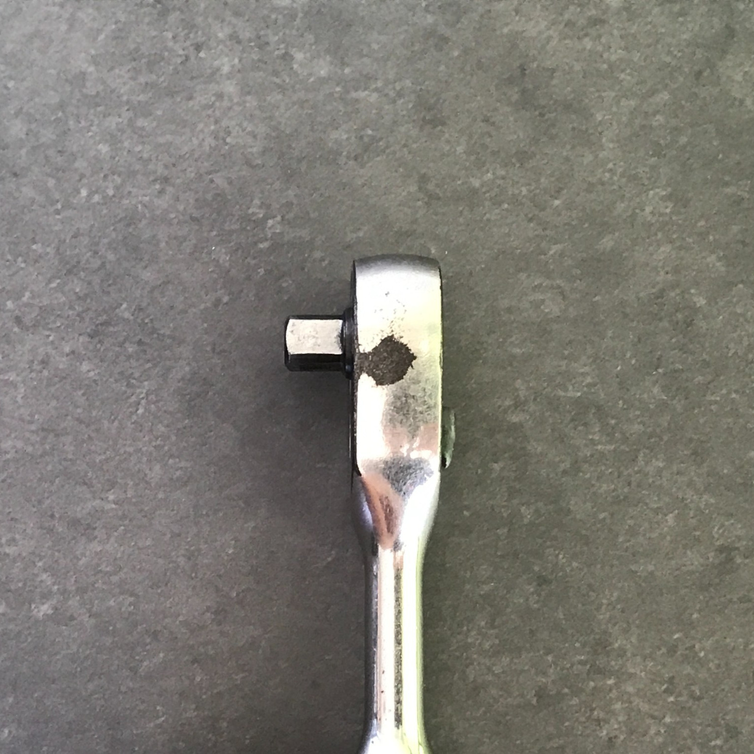 Snap-on TM830 1/4″ Drive Short Handle Chrome Ratchet 4.5″ Made in USA Vintage