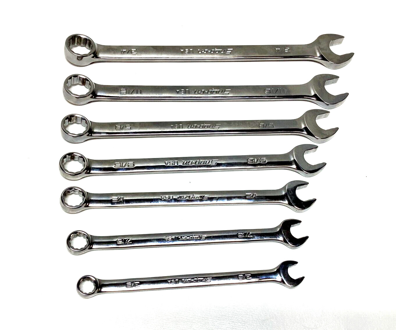 NEW Snap-on™ 3/8″ thru 3/4″ 12-pt Flank drive Plus Wrench Set SOEX707