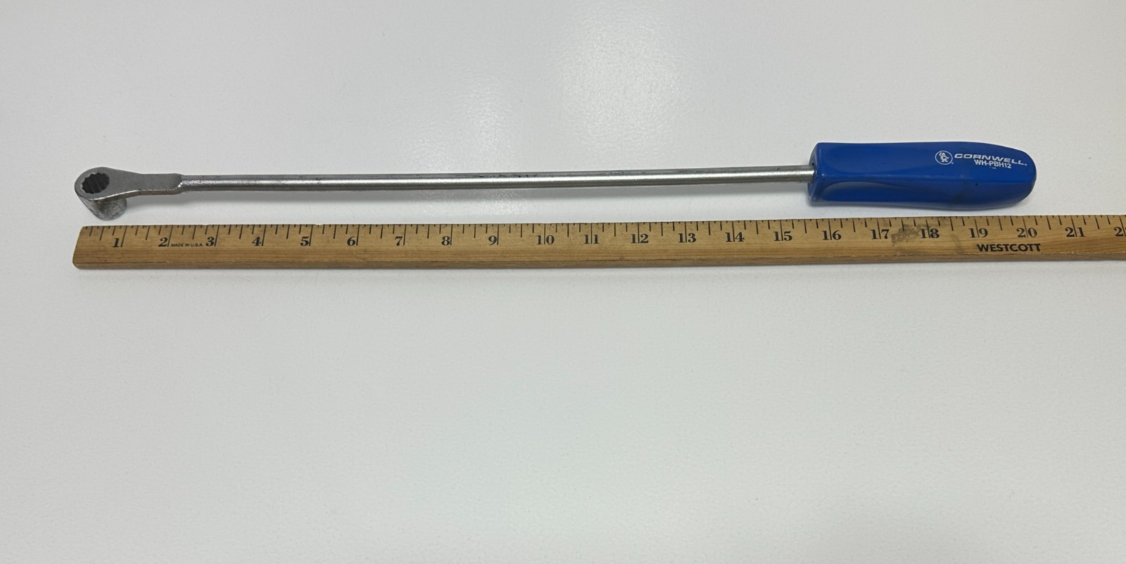 Cornwell USA Blue Hard Handle 20″ XL Long Custom Fan Clutch Wrench 1/2″ SAE DEEP