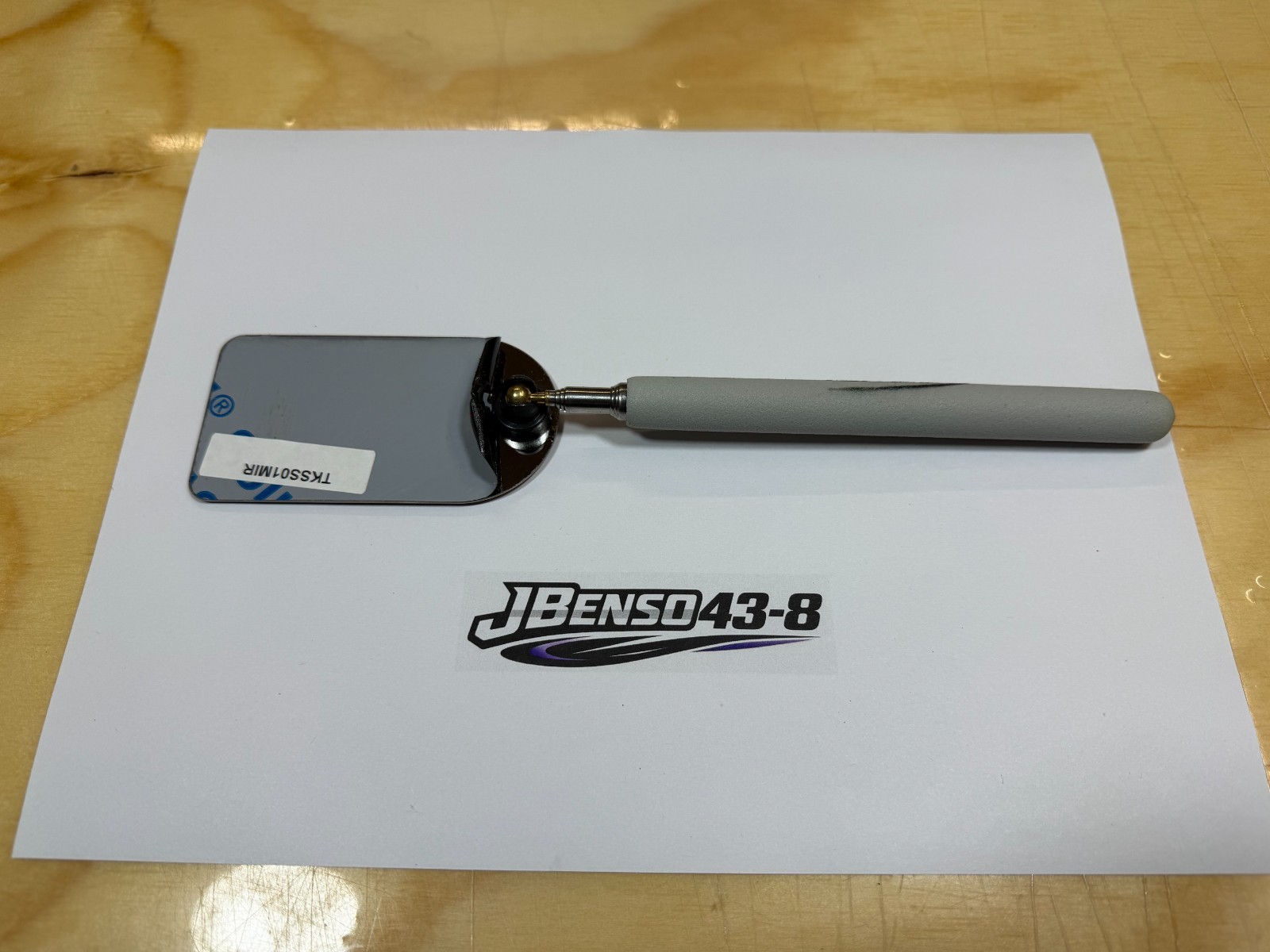 Blue-Point Tools NEW Telescoping Hinged Shatter Proof Steel Mirror TKSS01MIR