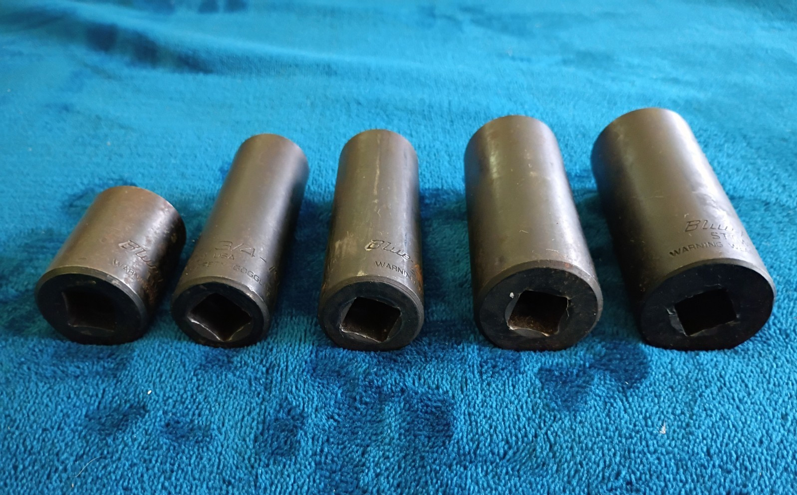 BLUE-POINT TOOLS 1/2″ DRIVE DEEP TWIST IMPACT SAE SOCKET SET 5pc.
