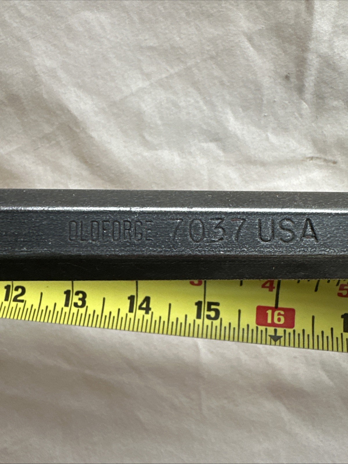 Vintage Old forge USA 7037 30 Inch Die Setter Pry Bar Mechanics Tool Oldforge