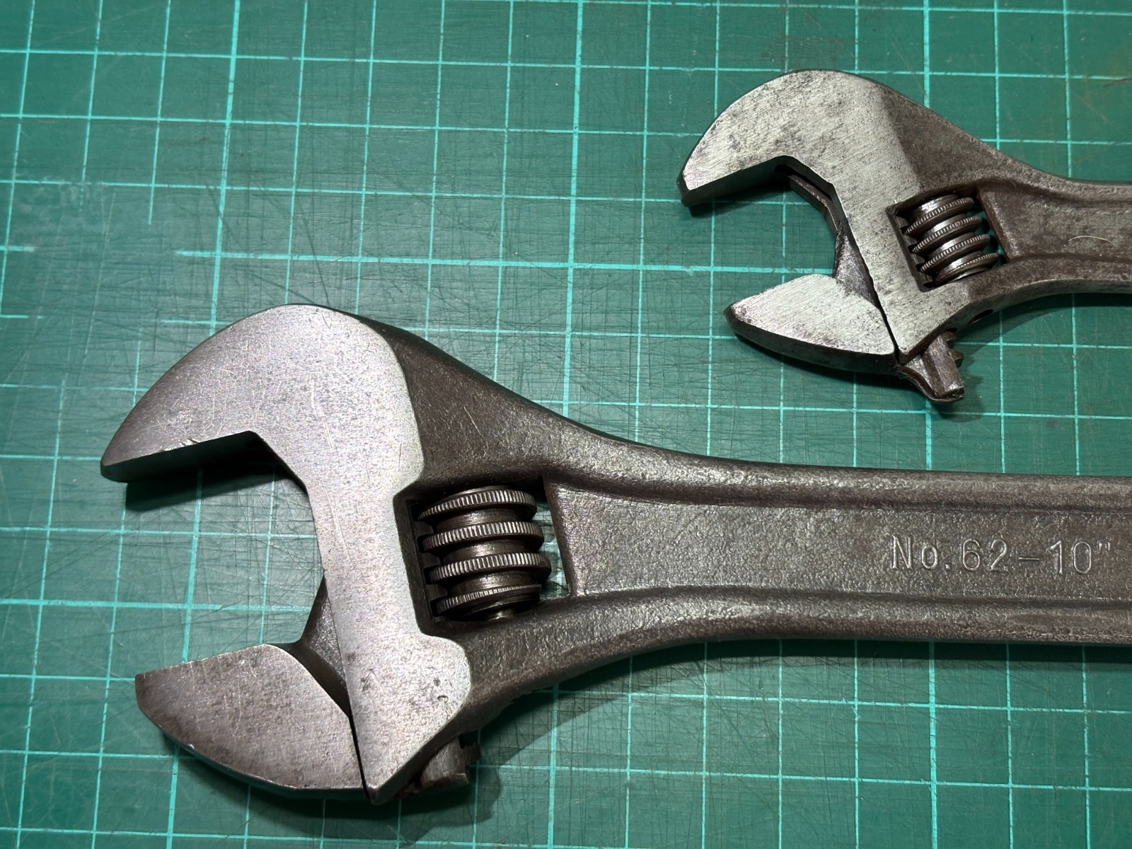 Vintage Pair of Adjustable Spanners Gedore Made In Germany 10″ + 6″