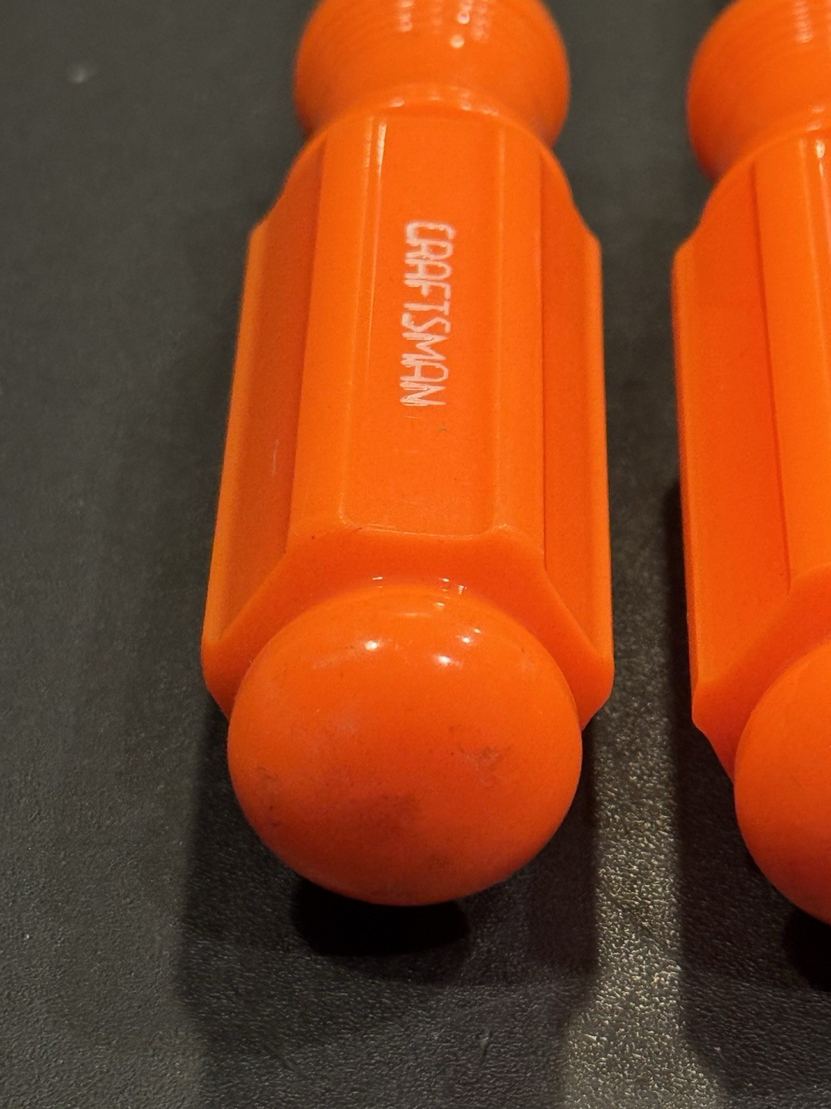 Craftsman USA Screwdriver 3pc lot. High visibility super rare orange handles