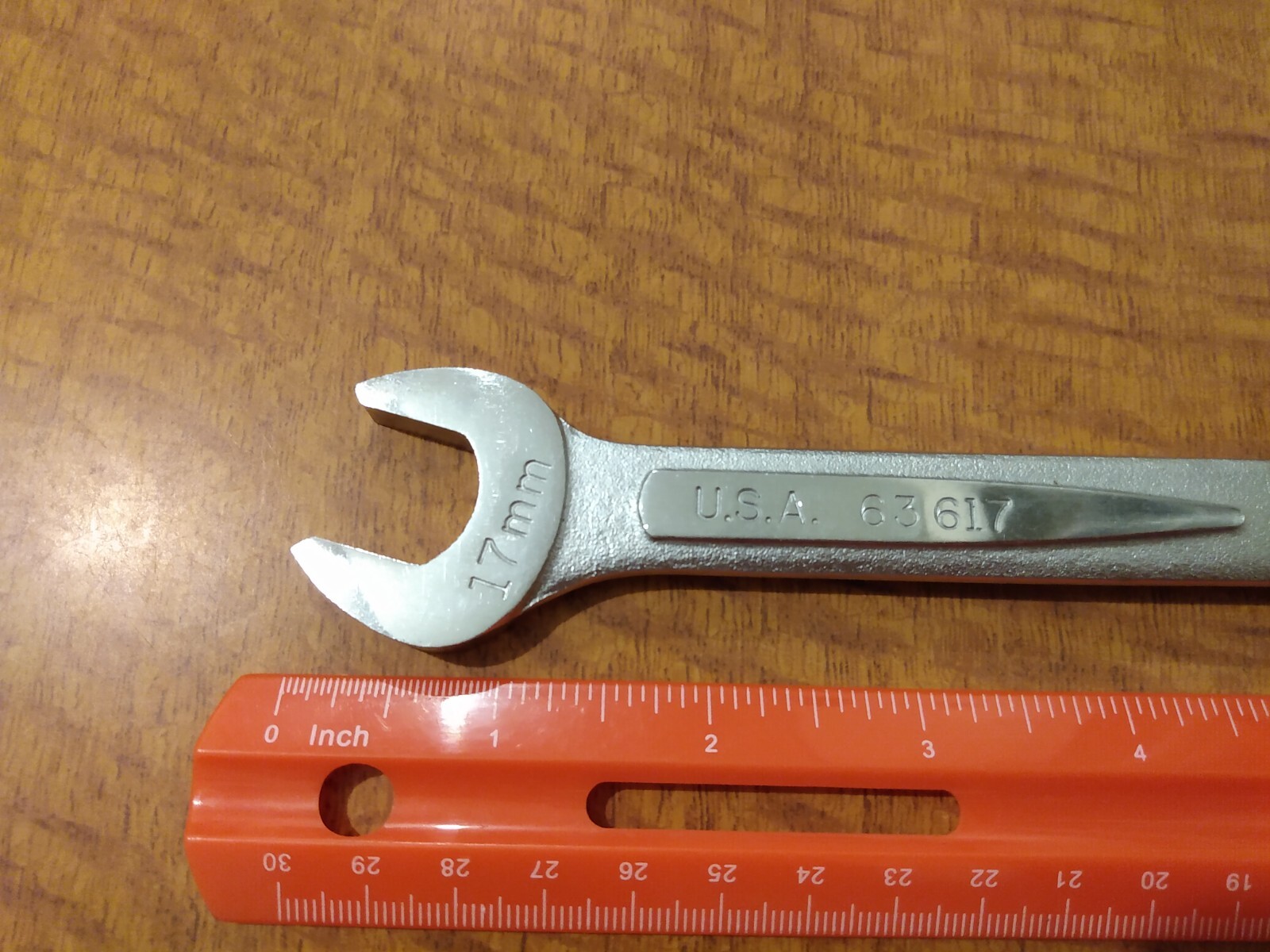 EASCO 17mm Combination Wrench 63617, New Old Stock, U.S.A.