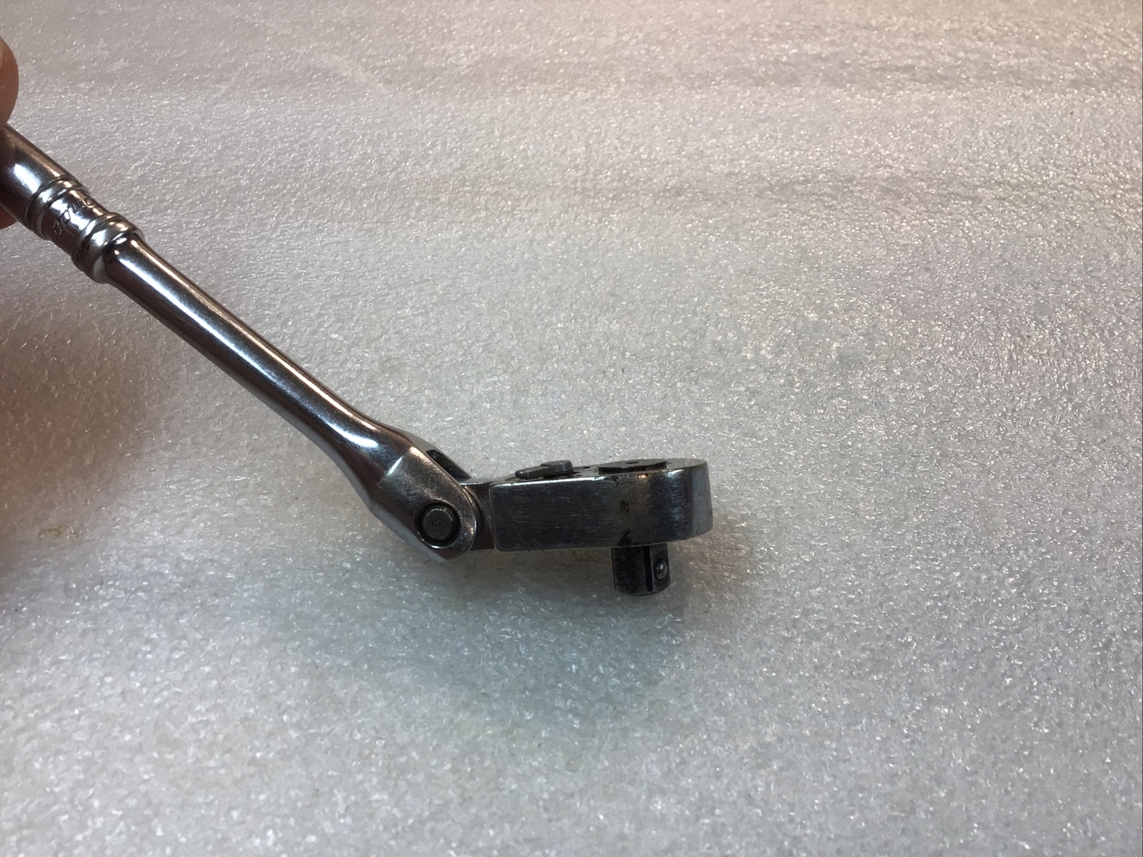 Snap On Tools#TM711A – Chrome, 1/4″ Dr., Flex Head, 5-3/4”Long, Ratchet-USA-