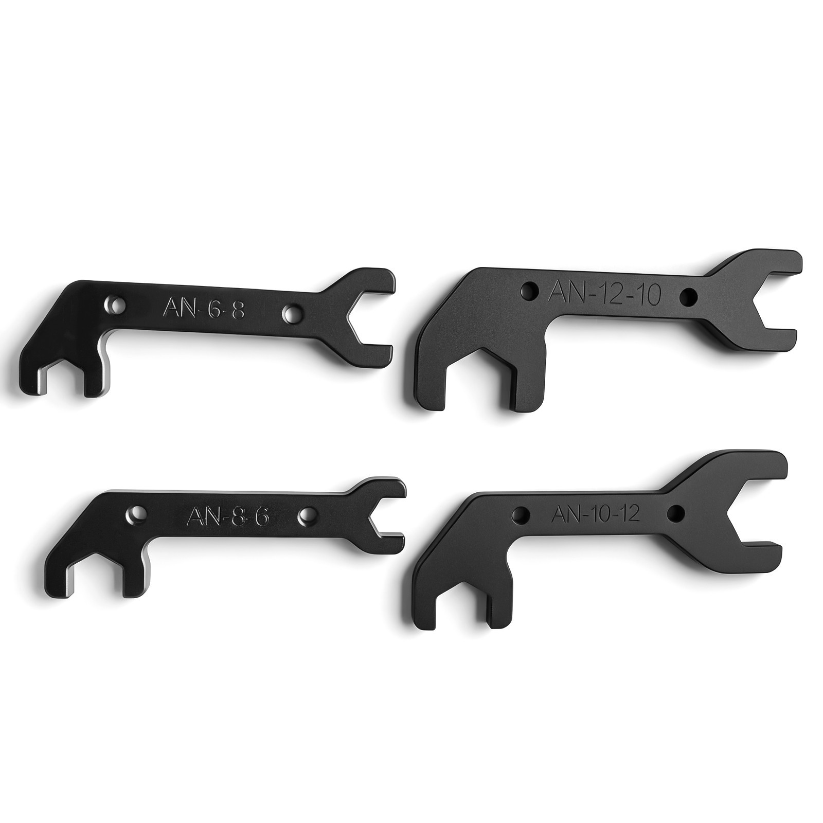 BZBMGMO AN Aluminum AN Fitting Wrench Set (AN6/AN8/AN10/AN12)，4-Piece
