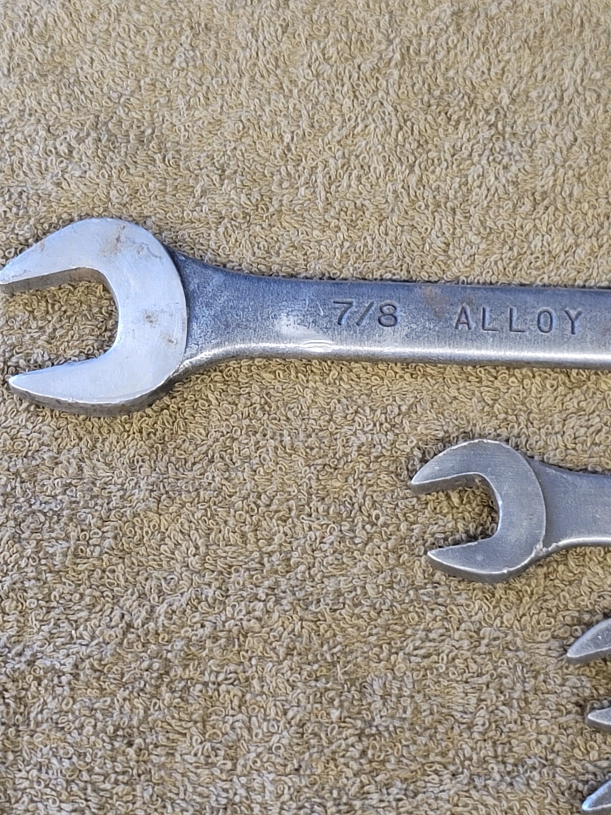 5 Blackhawk Combination Open End Wrench Sae 7/8 11/16 5/8 9/16 7/16″ Black BW