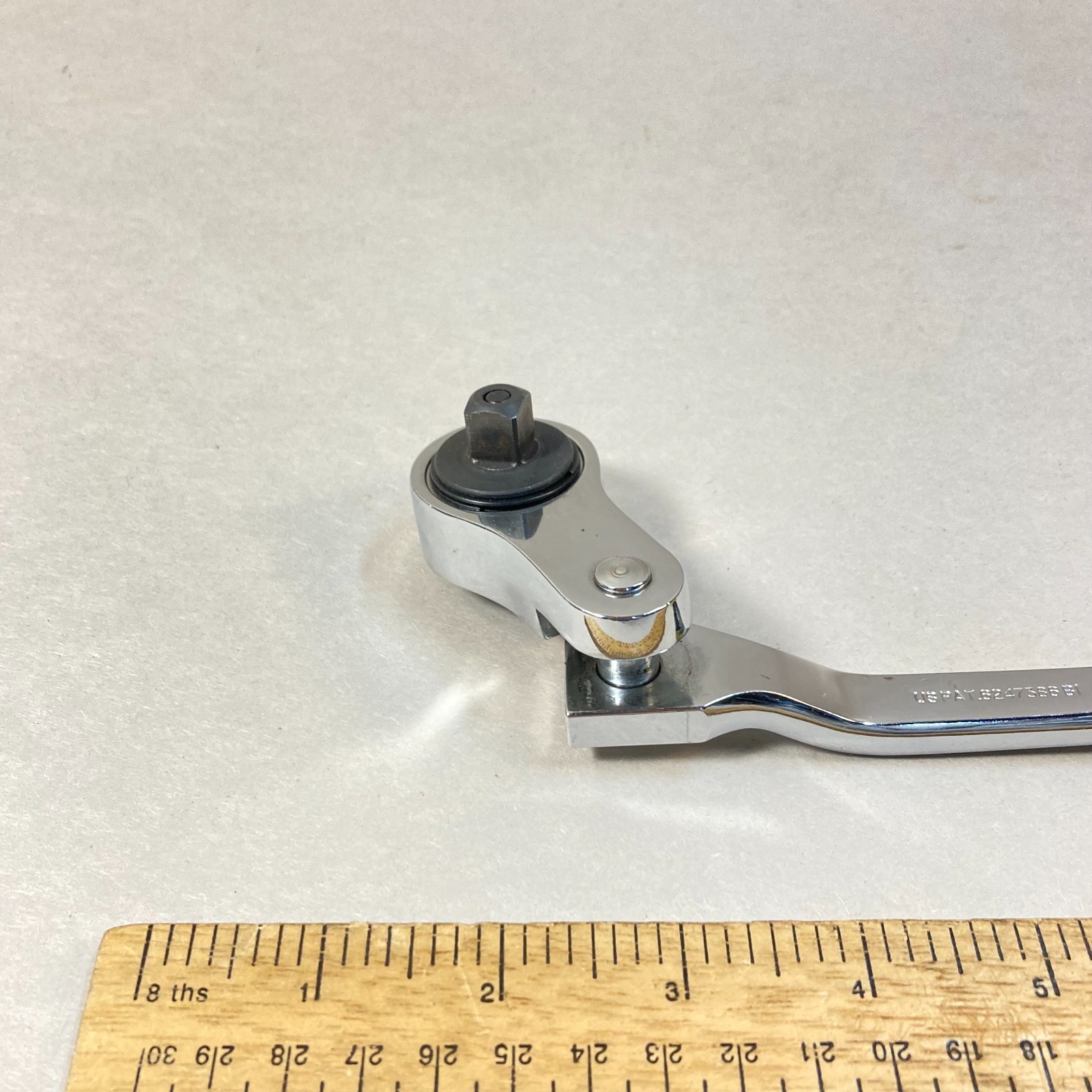 Stanley Socket Ratchet Wrench Rotating Head 3/8″ Soft Grip Handle #87-998
