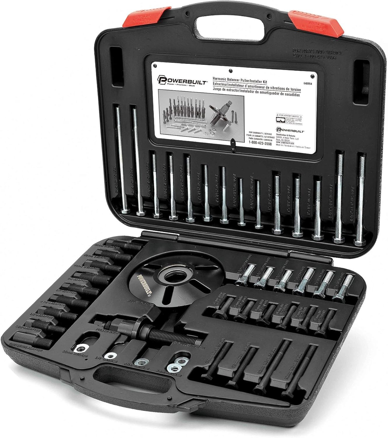 Automotive Tool Kit for Efficient Harmonic Balancer Removal and Installation
