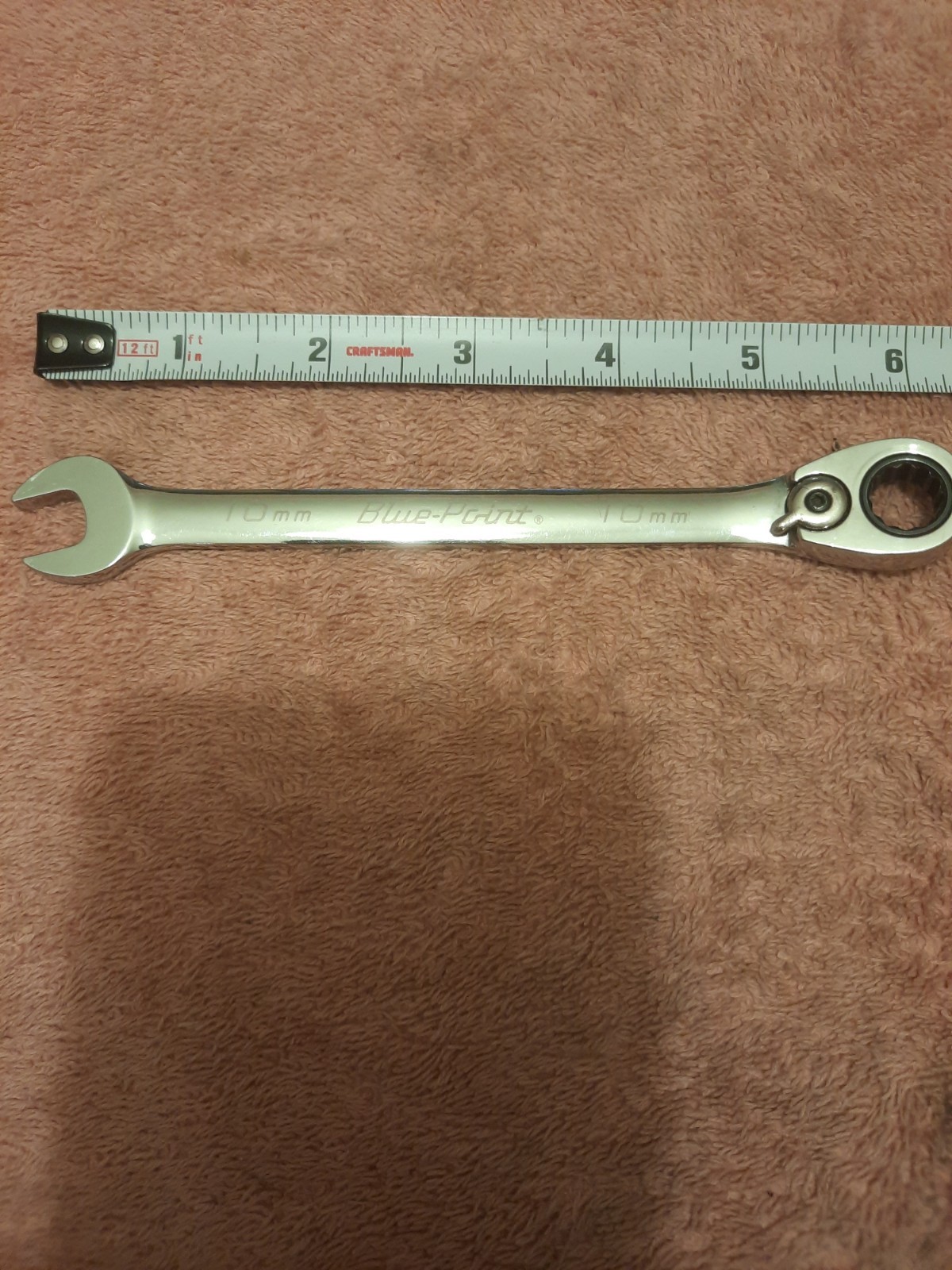 Blue Point By Snap On Tools 10 Mm Combination Ratchet Wrench Reversible