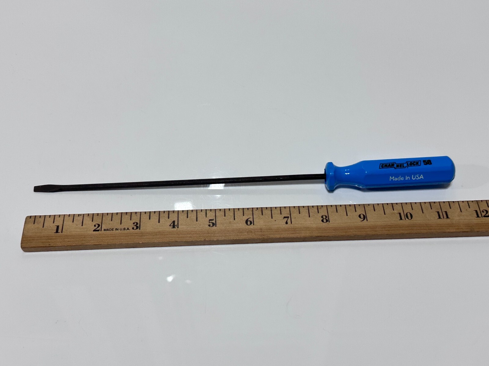 Channellock Tools USA MADE (NOS) 58 – 5/32» x 11.5» Flat Slotted Screwdriver