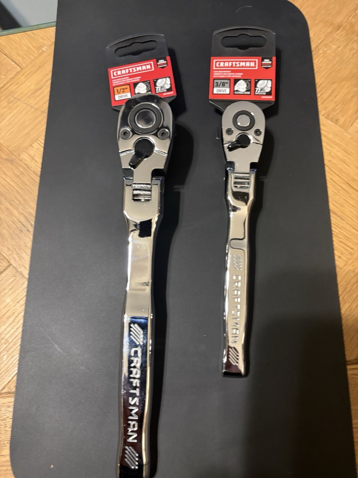 Craftsman 2 Piece Flex Head Ratchet Set 3/8 and 1/2 drive