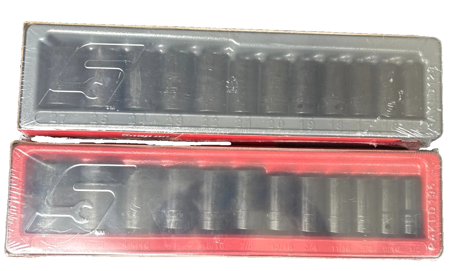 New Snap-on™ 24pc 1/2″ Drive Metric & SAE 6-point SemiDeep Impact Socket Set