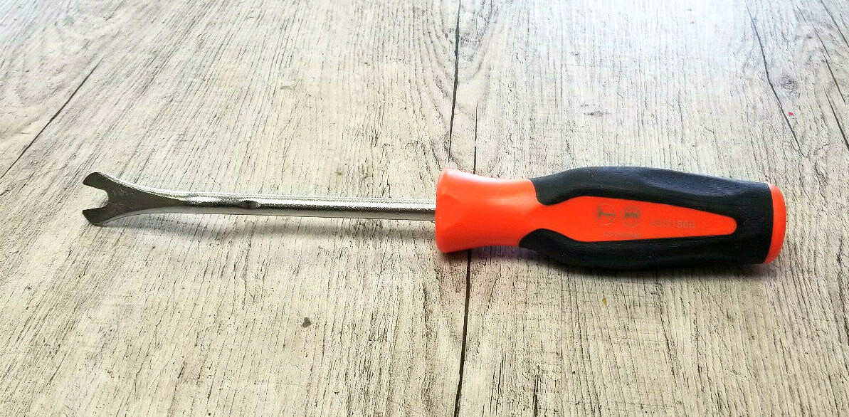 New Snap-On Trim Pad Clips Removal Tool ORANGE BLACK Soft Grip Handle ASG185B