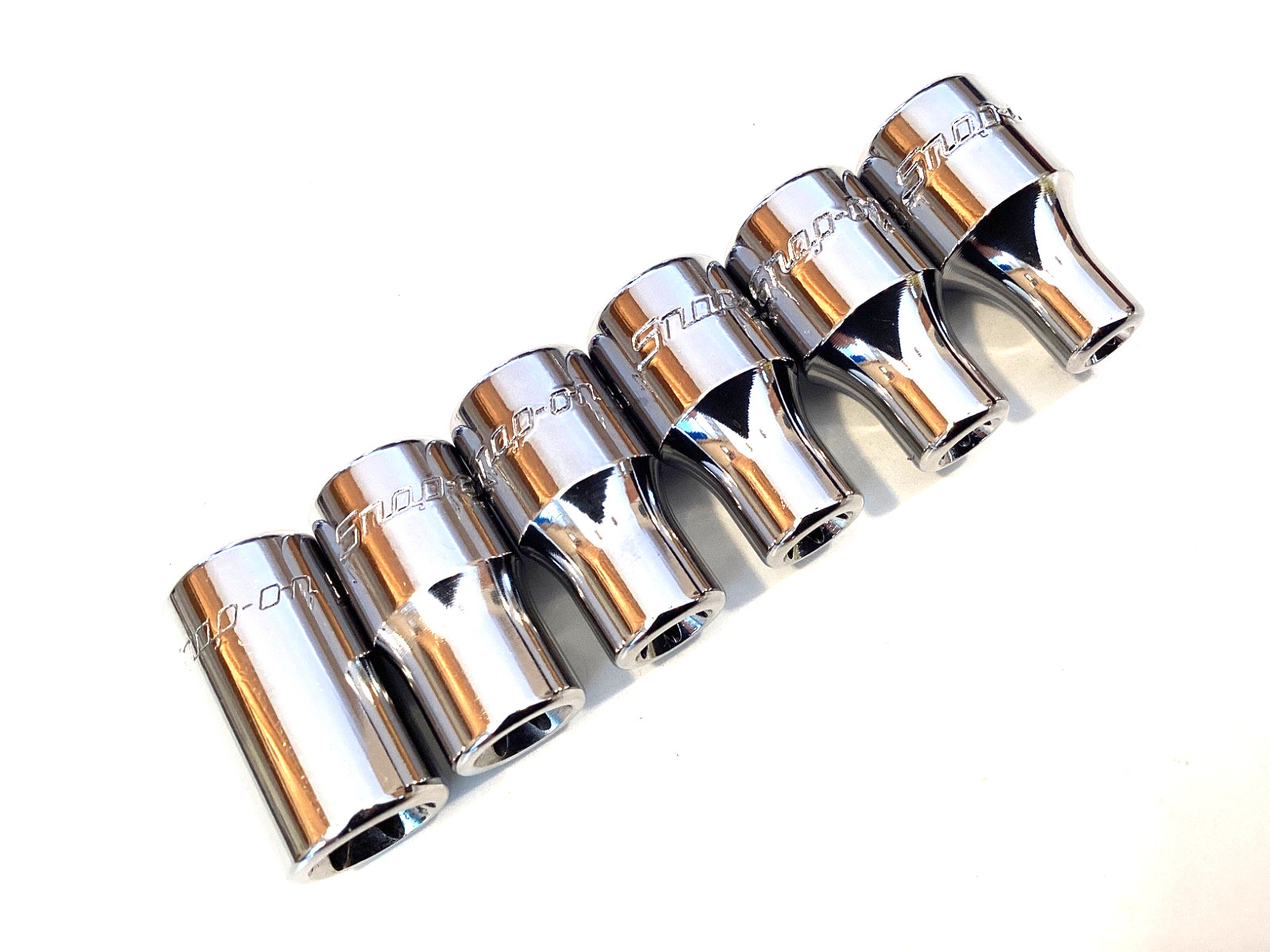 Snap On Tools 6 Piece 1/4” Drive E4 To E10 Shallow Torx Chrome Socket Set MINT