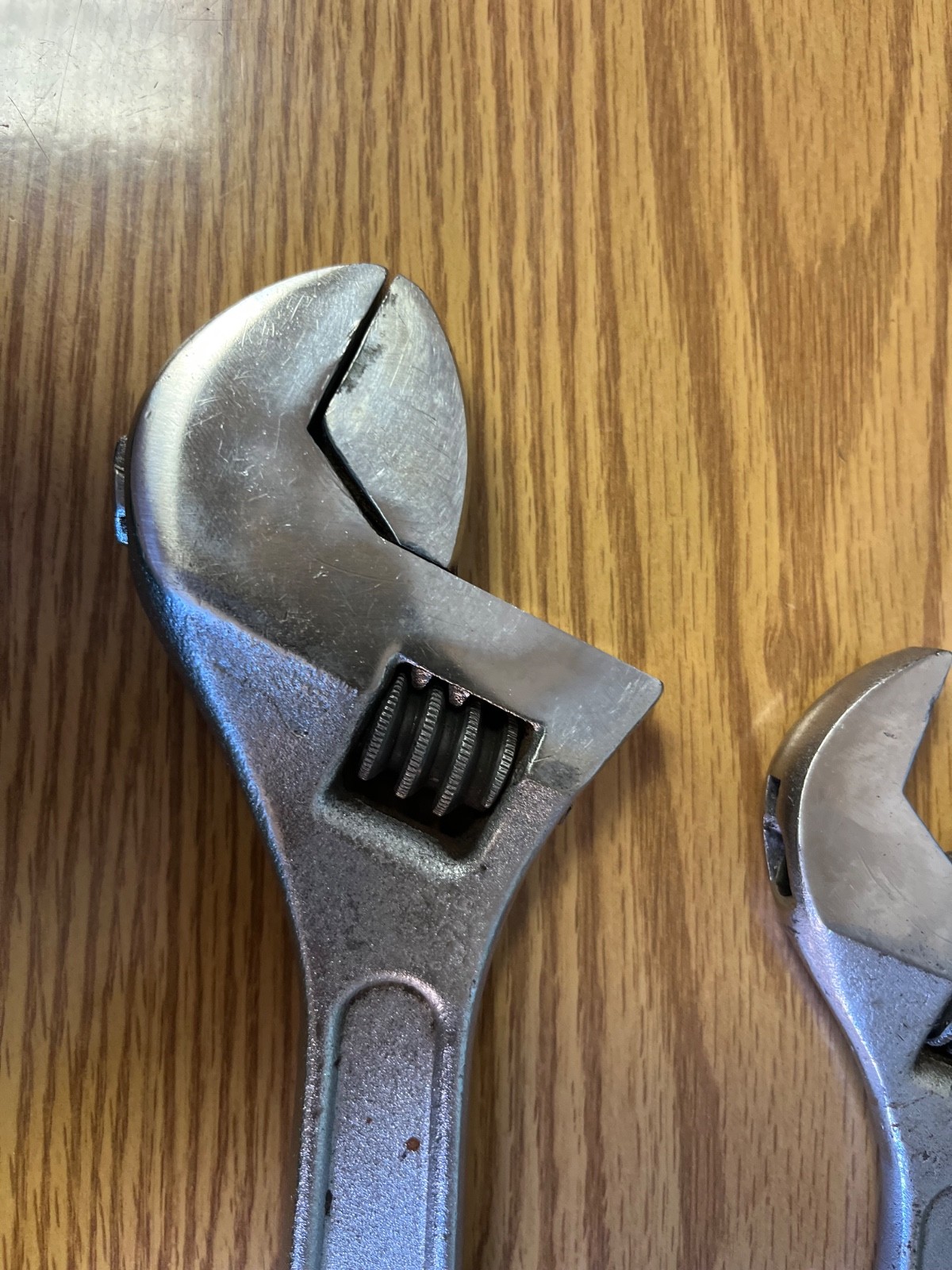 MAC TOOLS – TWO ADJUSTABLE WRENCHS 10″ AND 12″ – LOC#172