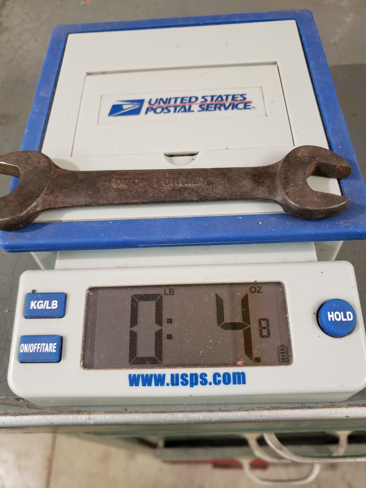 Vintage Drop Forged USA 94 9/16″ 5/8 Unmarked Combination Double Open End Wrench