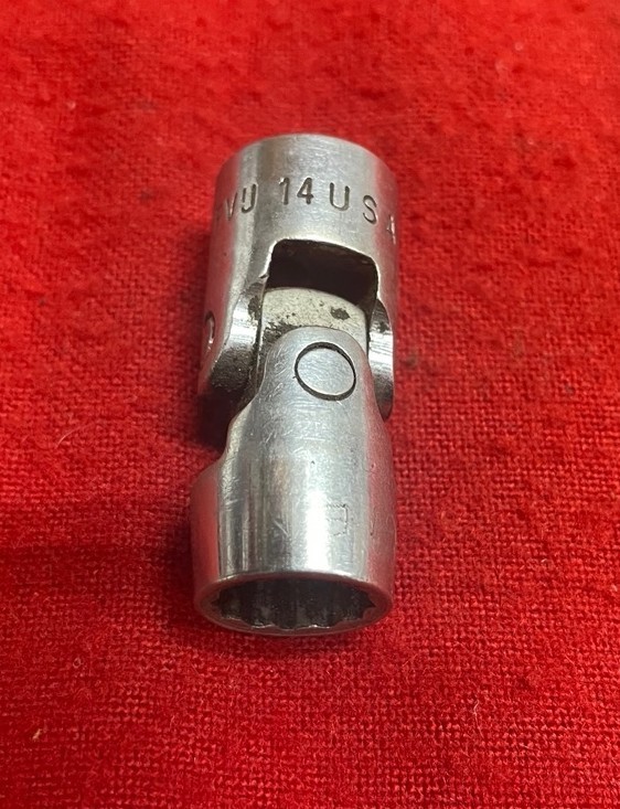 Snap-On FVU14 7/16” Swivel Socket 3/8” Drive Shallow 12pt Snap On Tools
