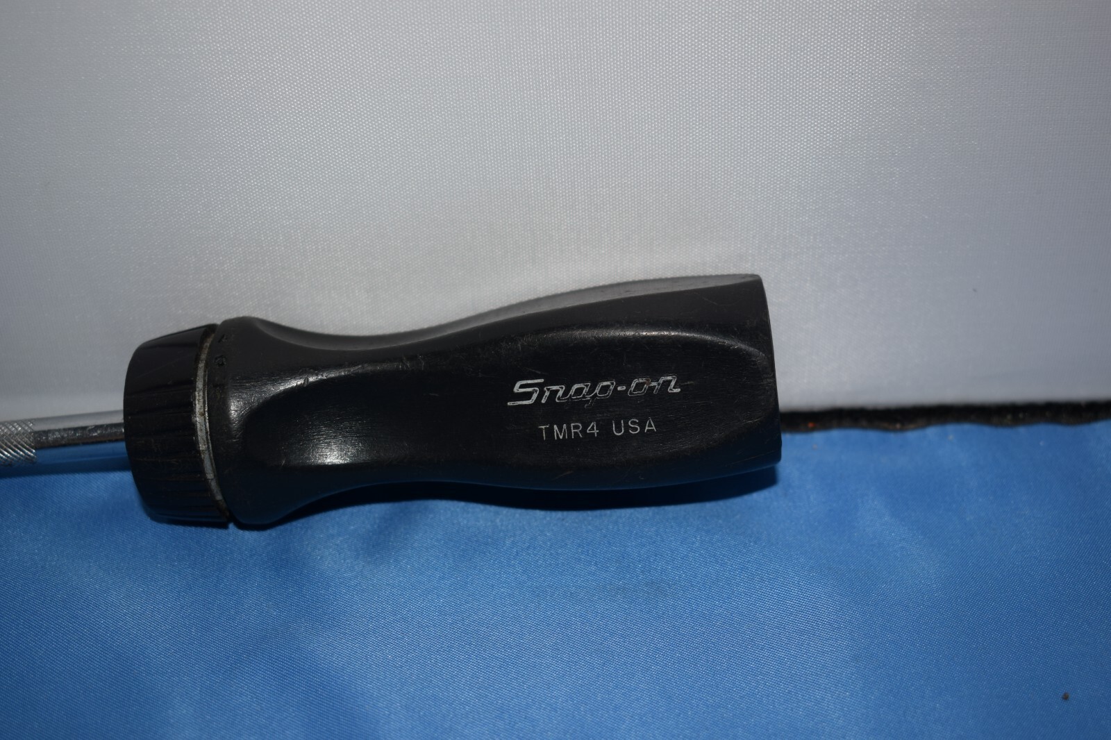 Snap-On Tools 1/4″ Ratcheting Socket Screwdriver W/Black Hard Handle TMR4 D-2