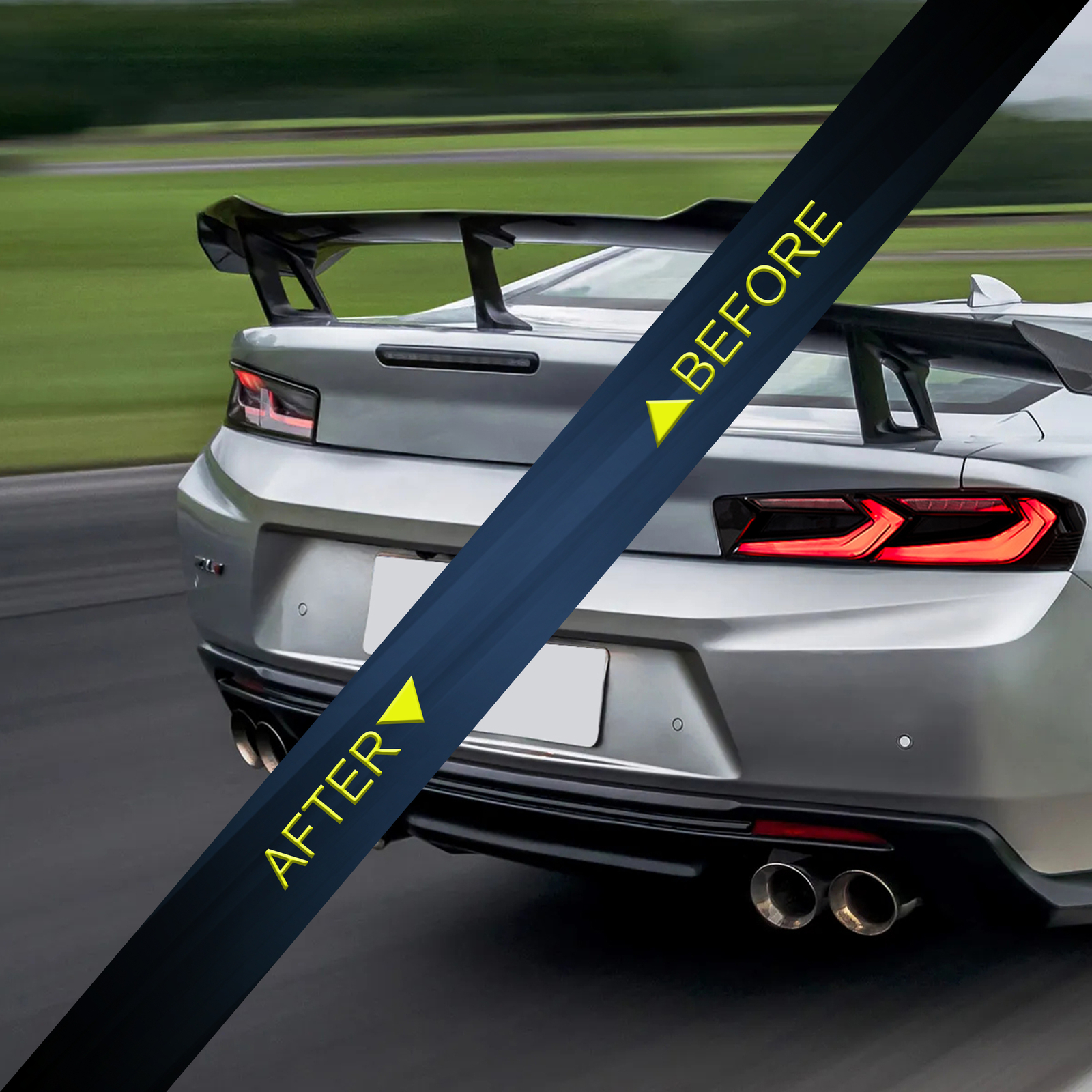 VLAND FULL LED Taillights For Chevy Camaro 2016-18 DRL w/Sequential Signals Pair