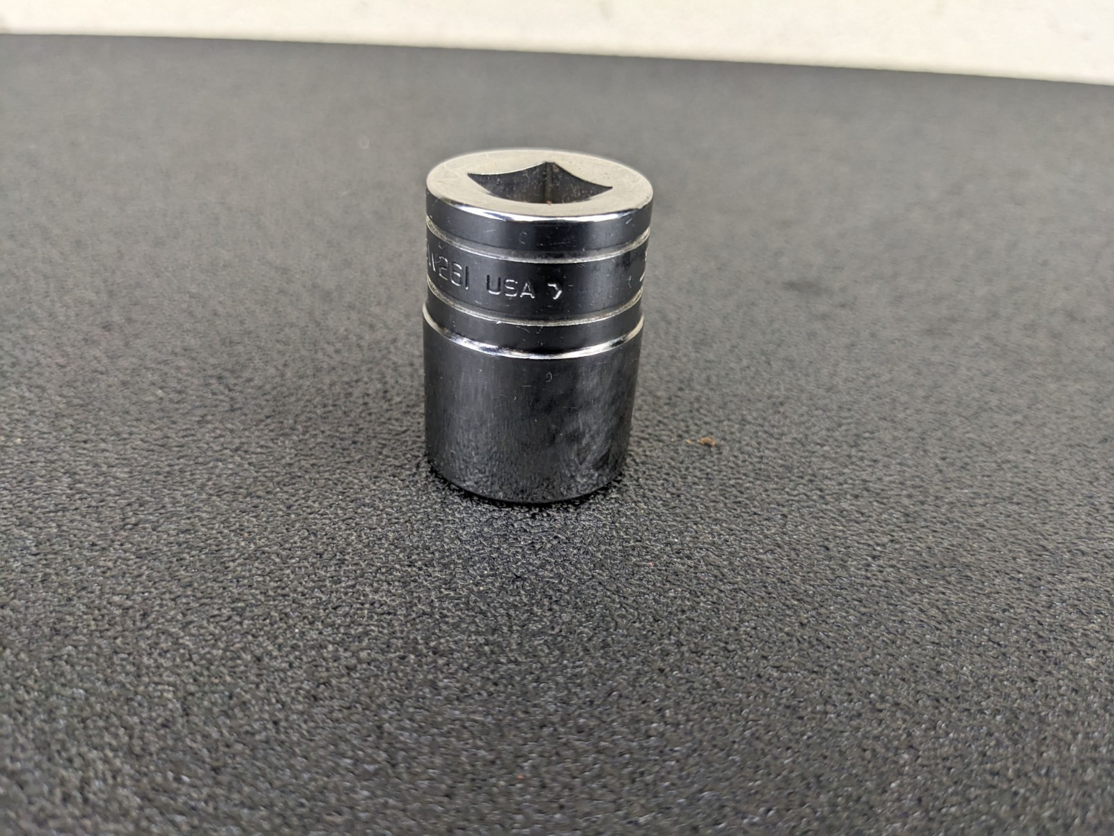 #bm122 Snap-on Tools SW261 1/2″ Drive SAE 12 Point Shallow 13/16″ Socket USA