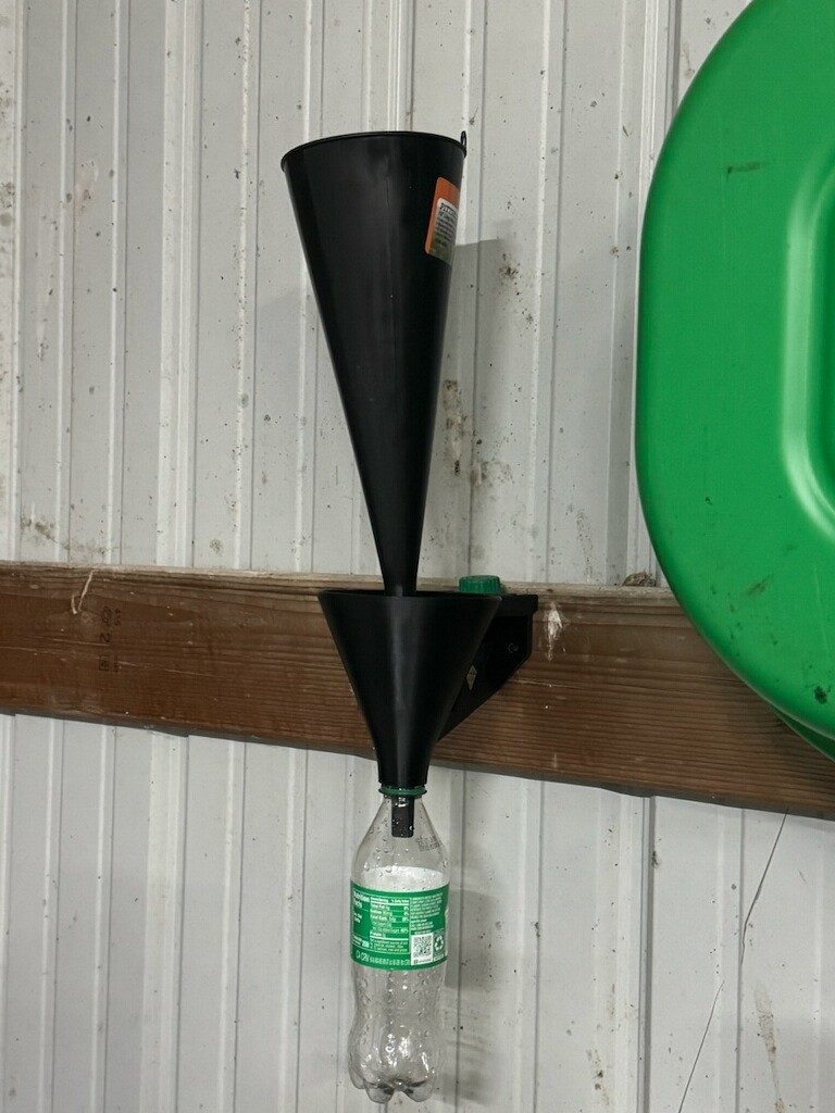 Funnel Holder/Drip Catch Can – Wall Mount