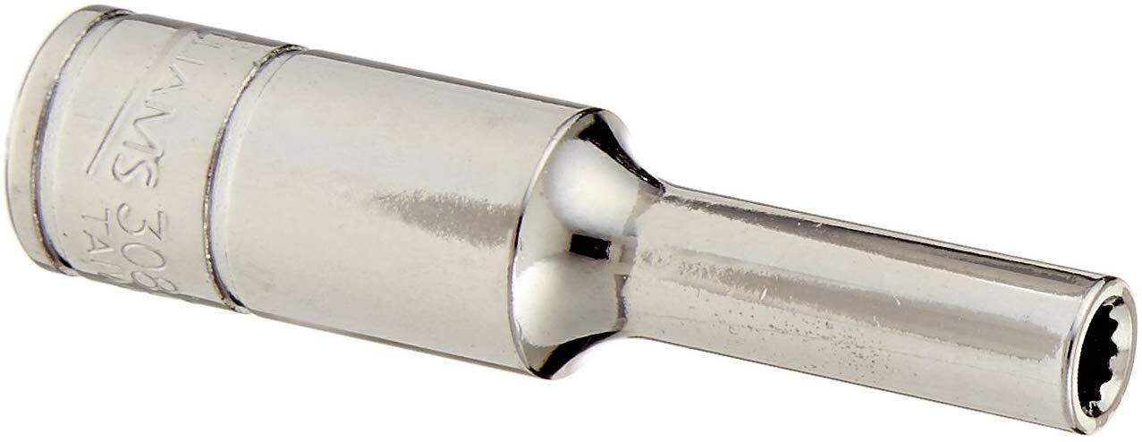 1/4″ Drive Deep 12-Point Sockets, Metric, High-Polished Chrome Finish, Williams