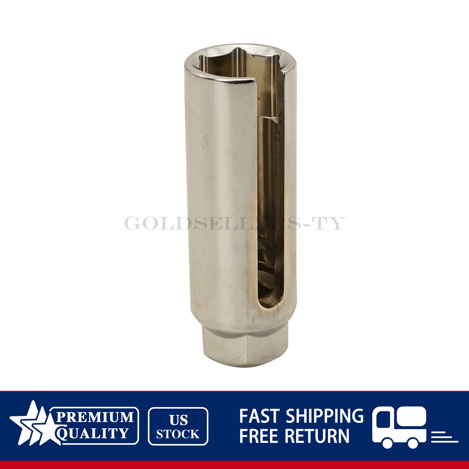 7/8» 22mm O2 Oxygen Sensor Removal Tool Socket Side Wire Cutout 1/2″ Drive