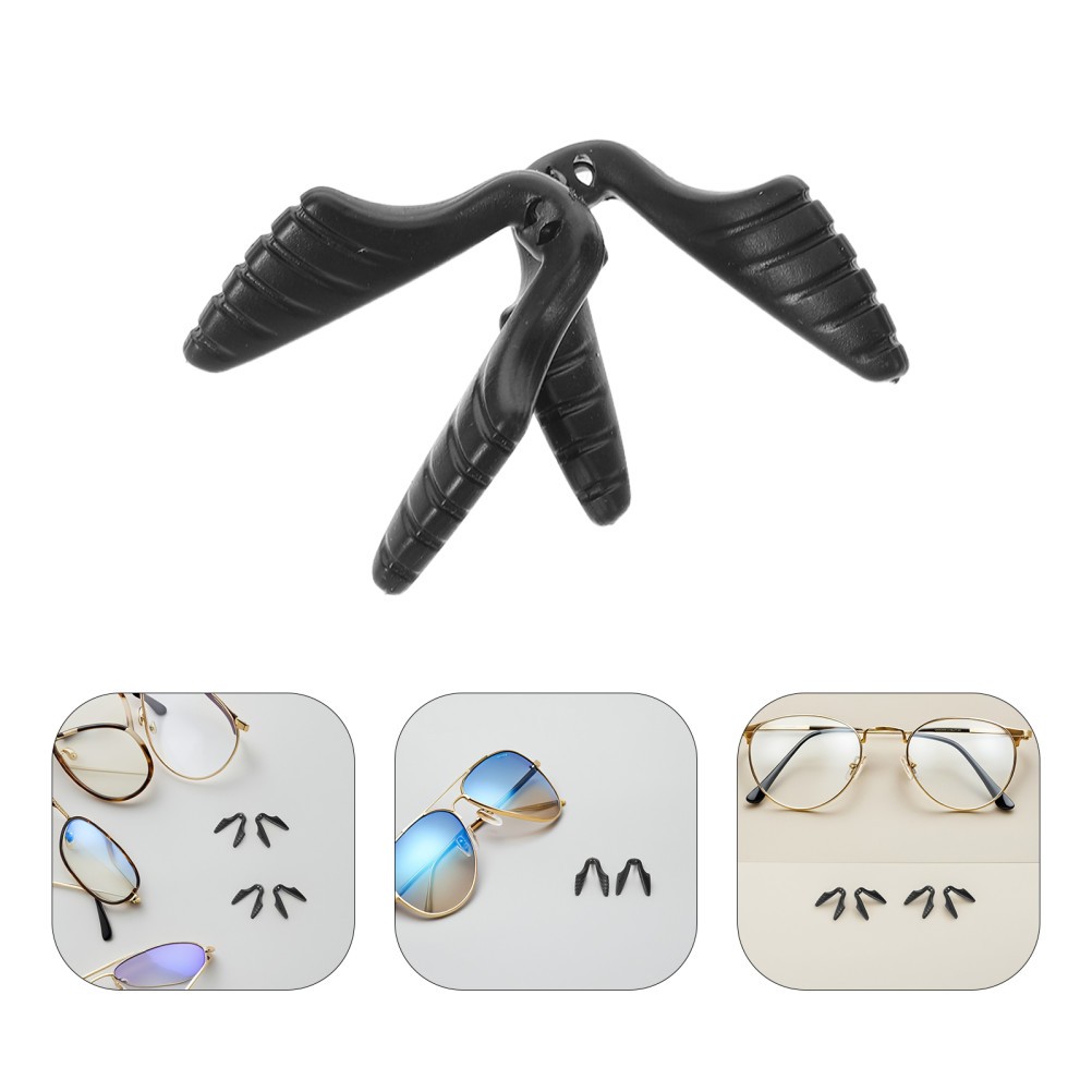 4 Pcs Eyewear Bridge Replacement Anti-slip Nose Pads for Glasses