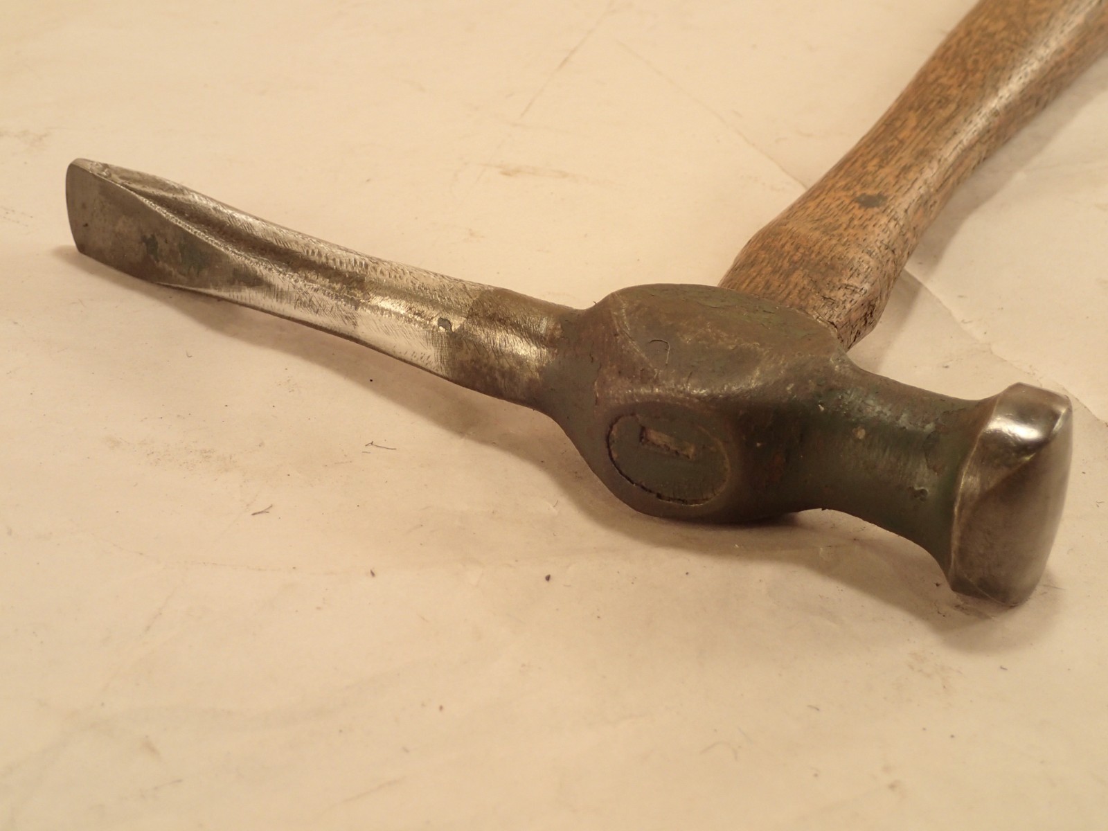 Vintage SENTRY 13 oz. Rounded Ball Pein Auto Body Hammer w/ Flat Spike End, 12″L