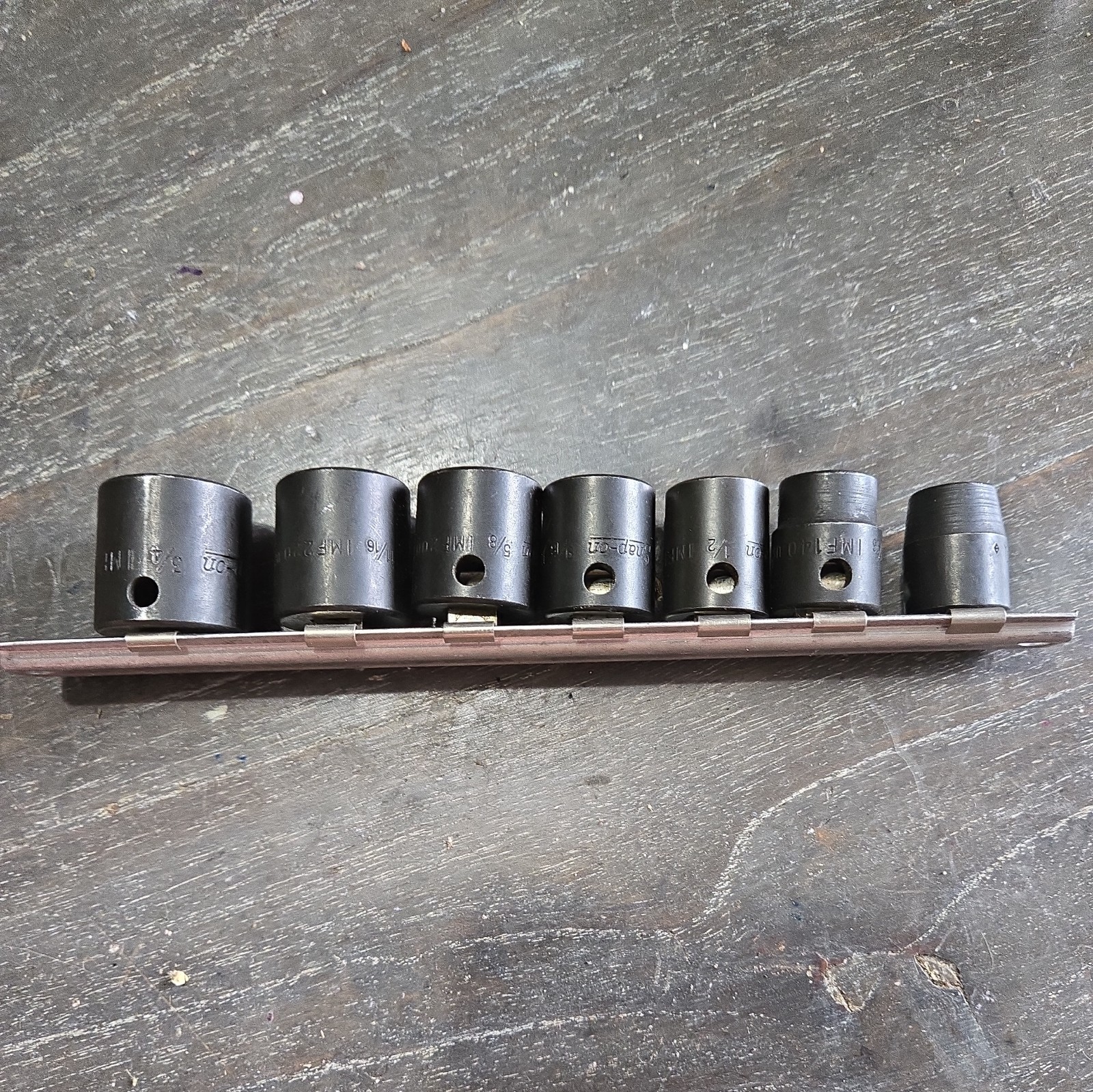 Snap On Tools 7 Piece 3/8″ Drive SAE Impact Socket Set 3/8″ – 3/4″